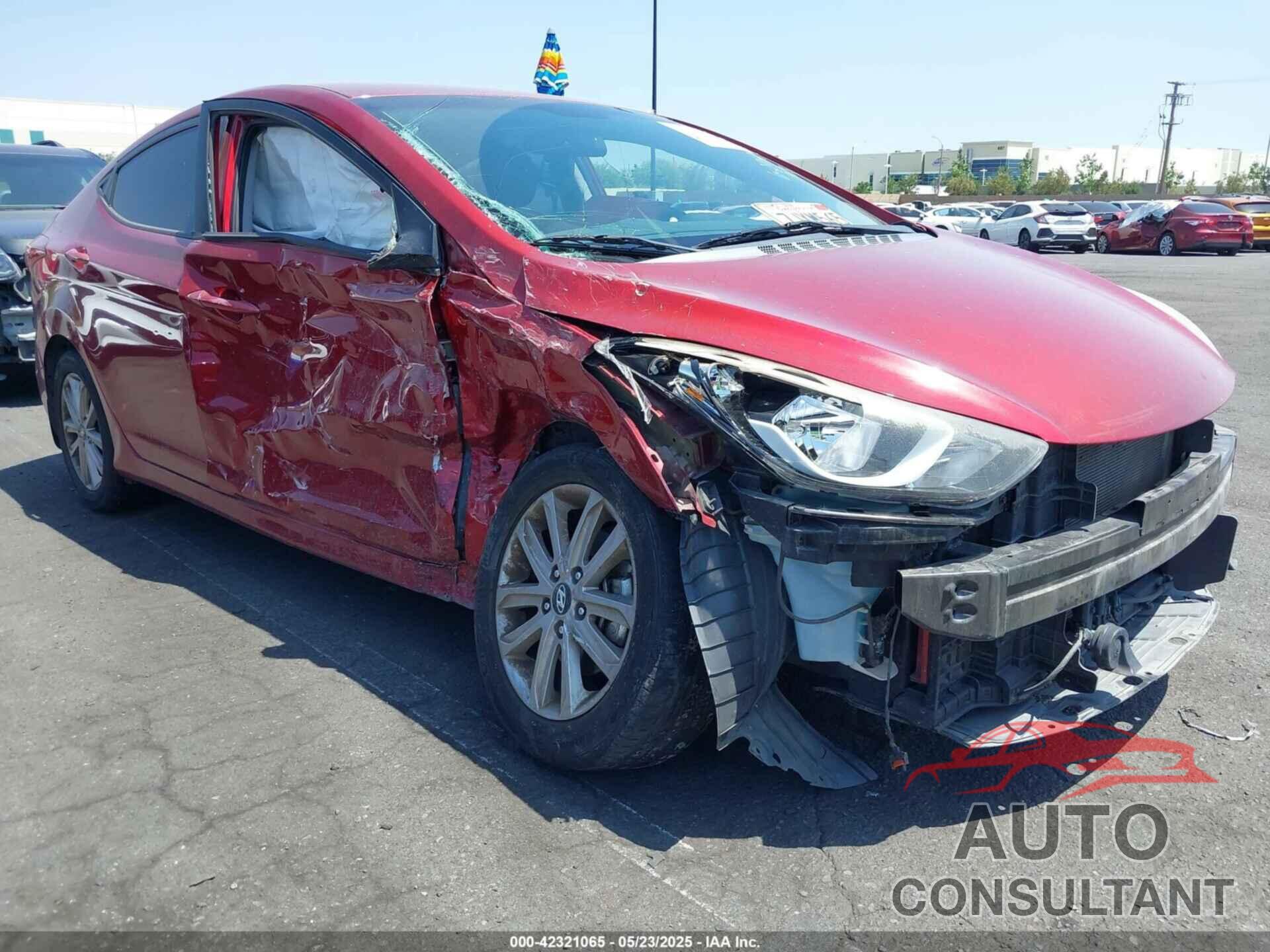 HYUNDAI ELANTRA 2015 - 5NPDH4AE5FH629700
