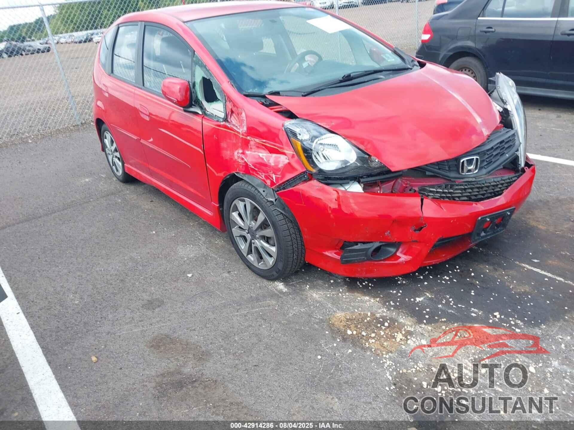 HONDA FIT 2013 - JHMGE8H54DC031754