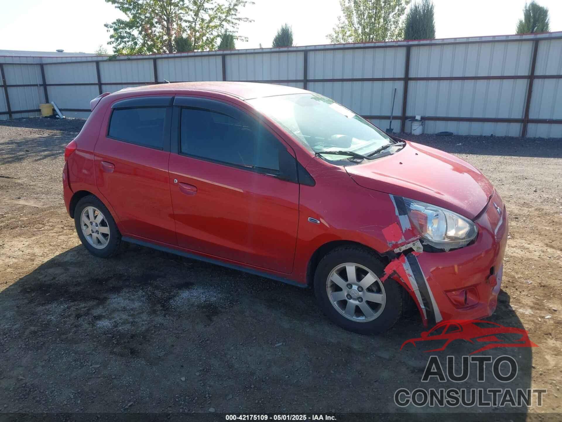 MITSUBISHI MIRAGE 2015 - ML32A4HJ6FH039716