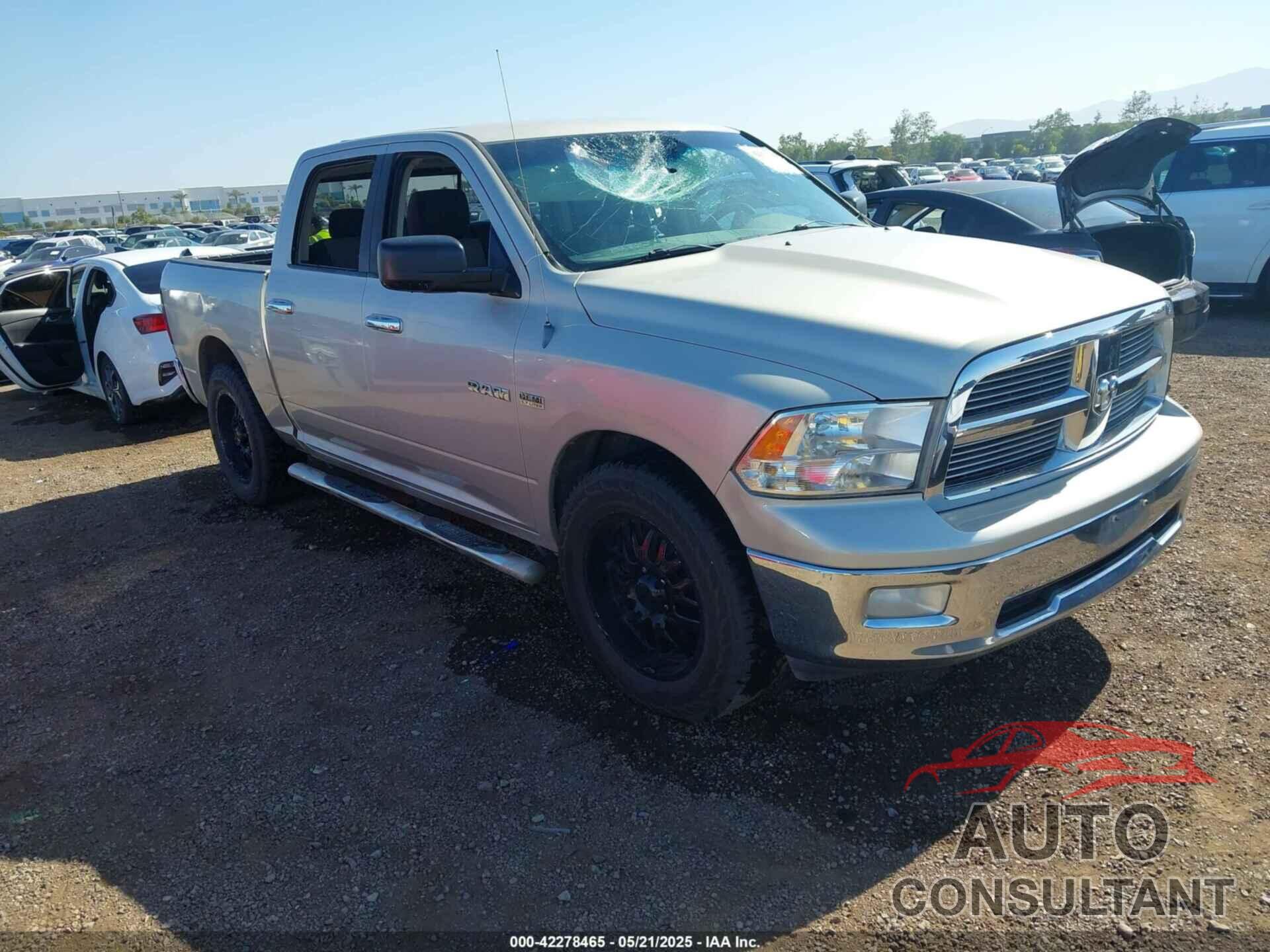 DODGE RAM 1500 2009 - 1D3HB13T69J505466