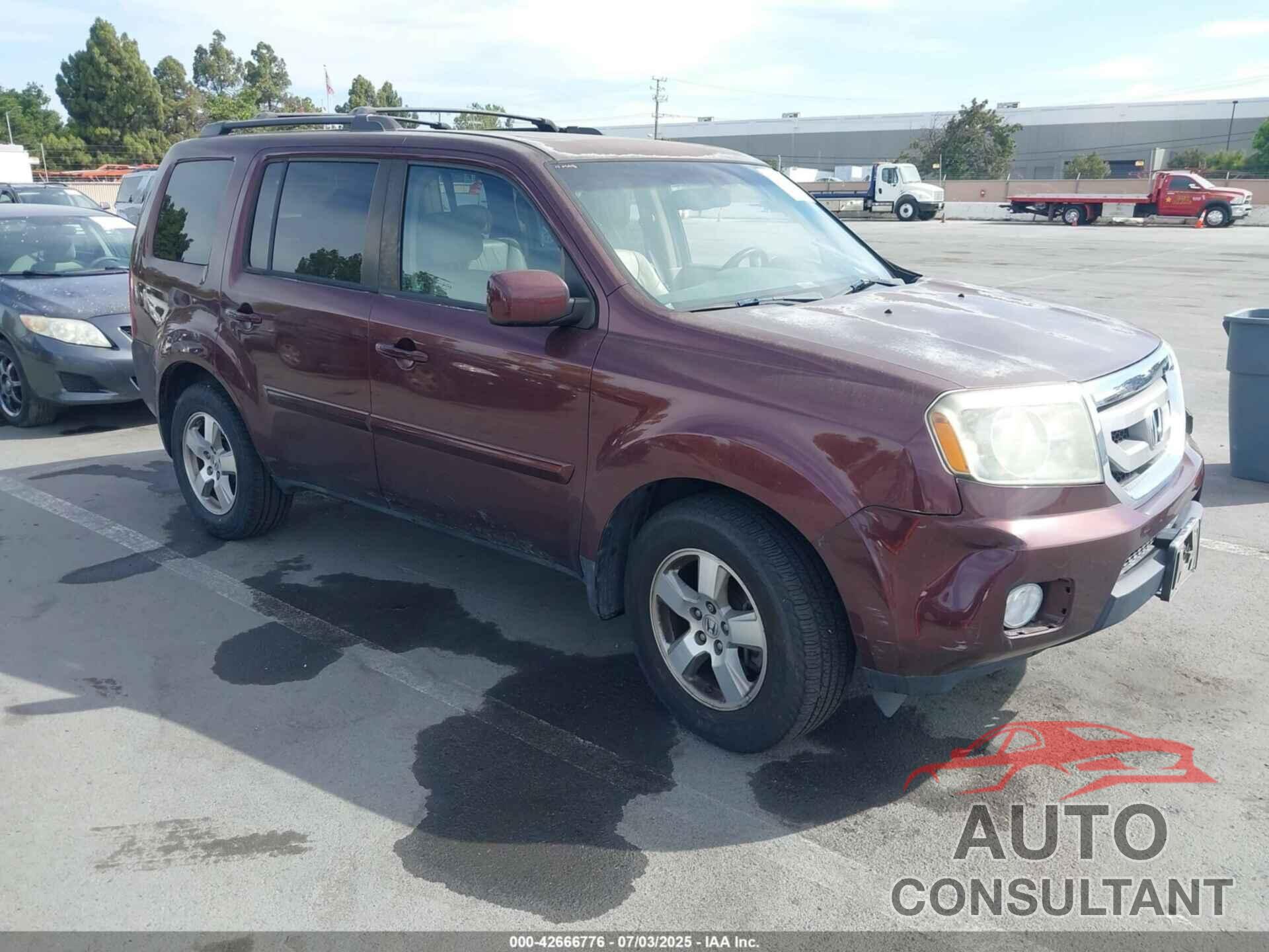 HONDA PILOT 2011 - 5FNYF4H60BB041394