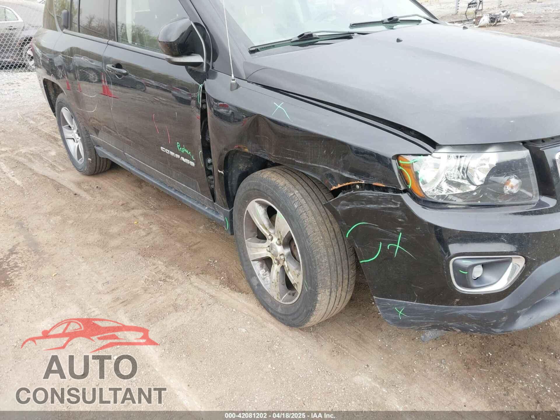 JEEP COMPASS 2017 - 1C4NJDEB2HD128684