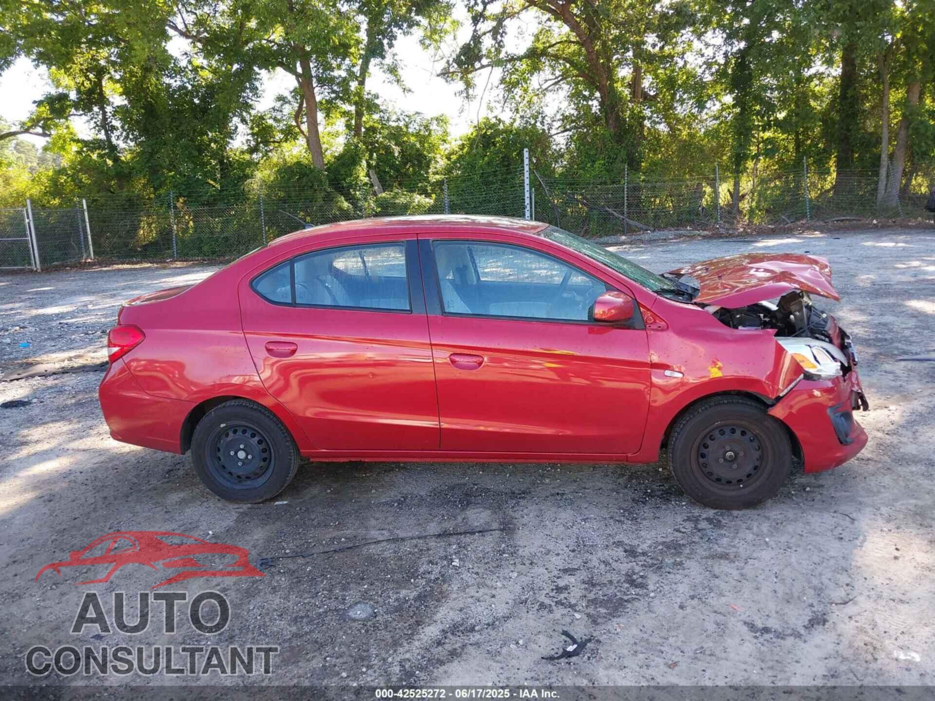 MITSUBISHI MIRAGE 2017 - ML32F3FJ0HHF07010