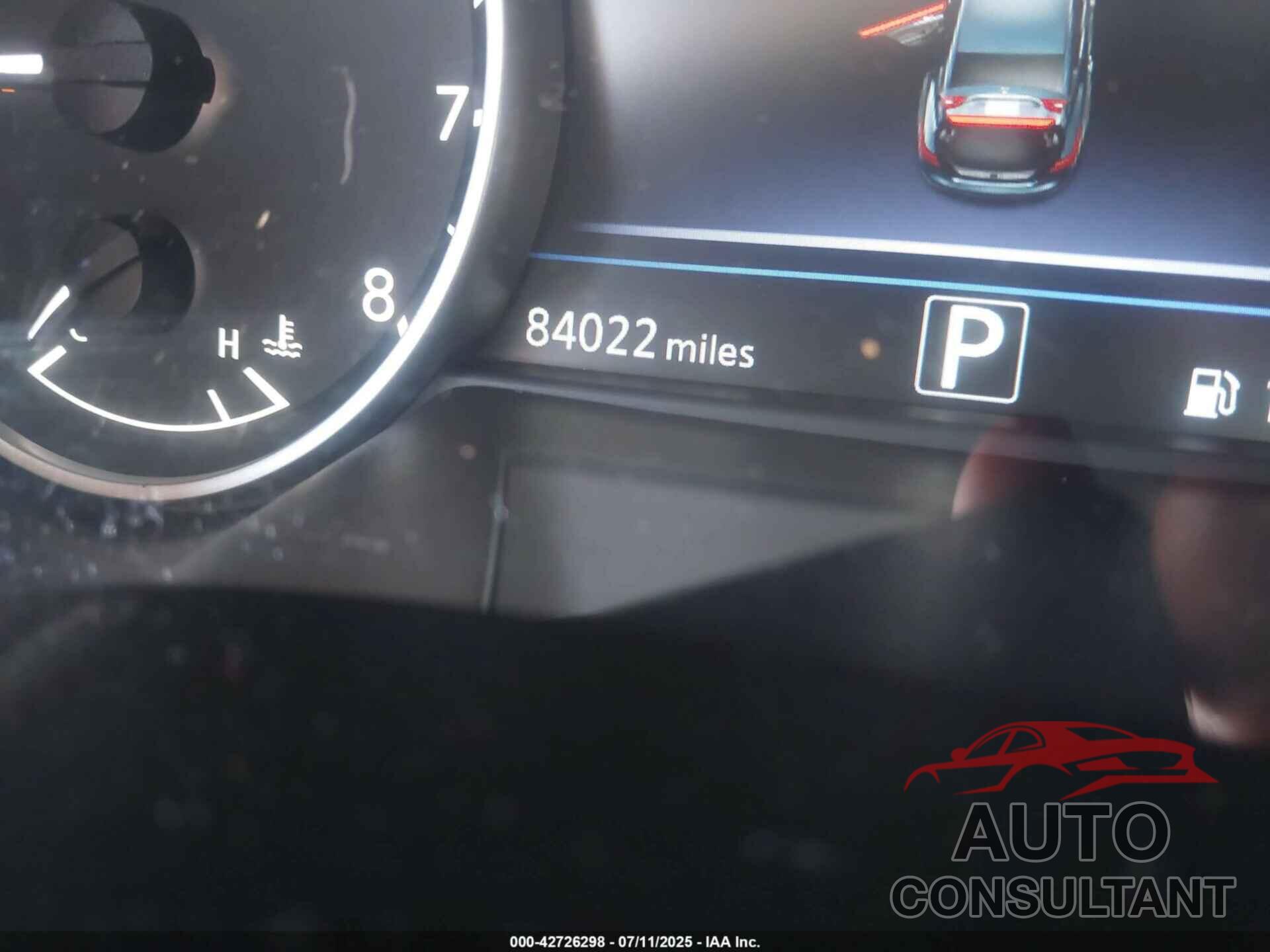 NISSAN MAXIMA 2020 - 1N4AA6CV2LC364666