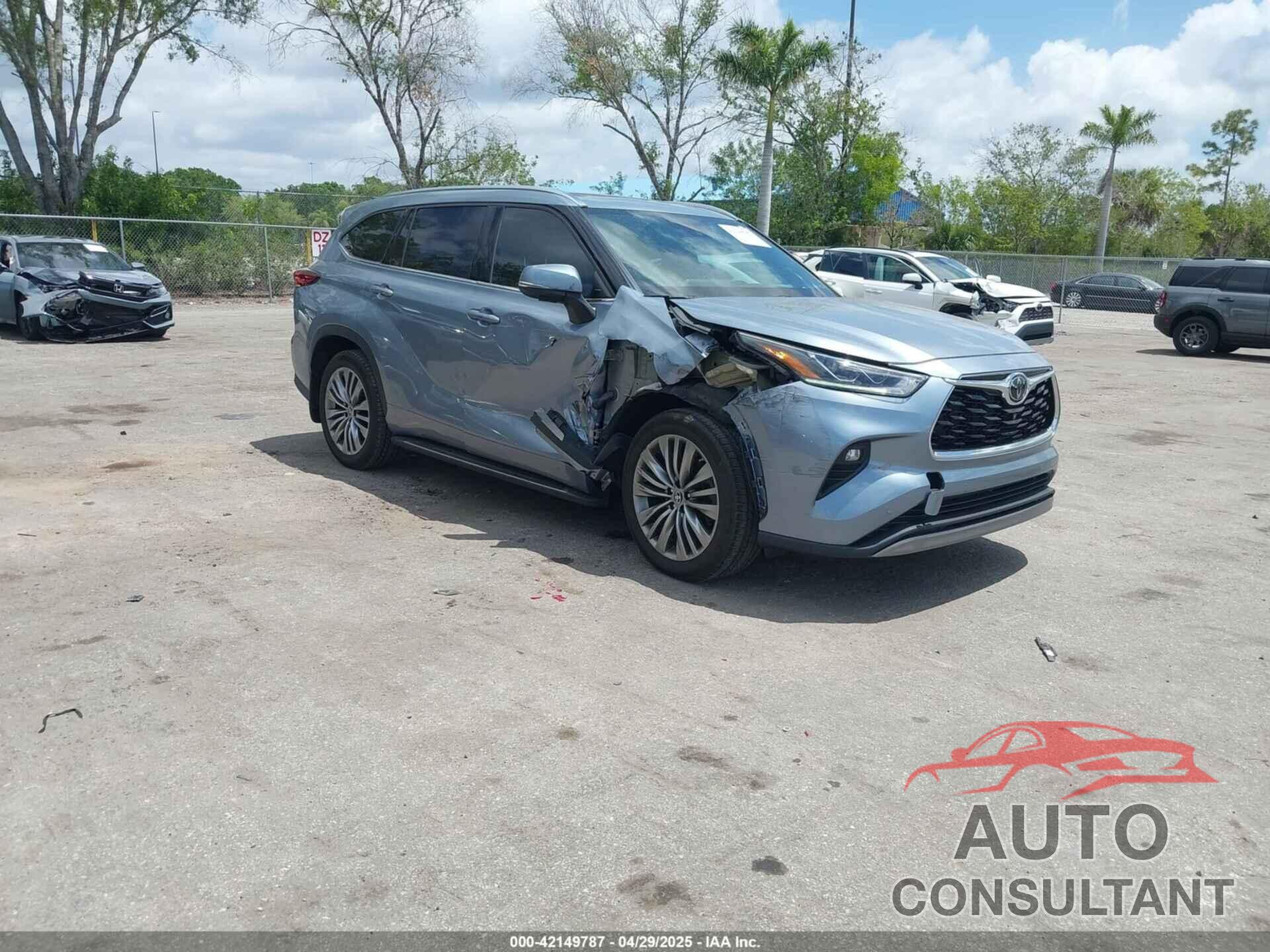 TOYOTA HIGHLANDER 2022 - 5TDFZRBHXNS175366