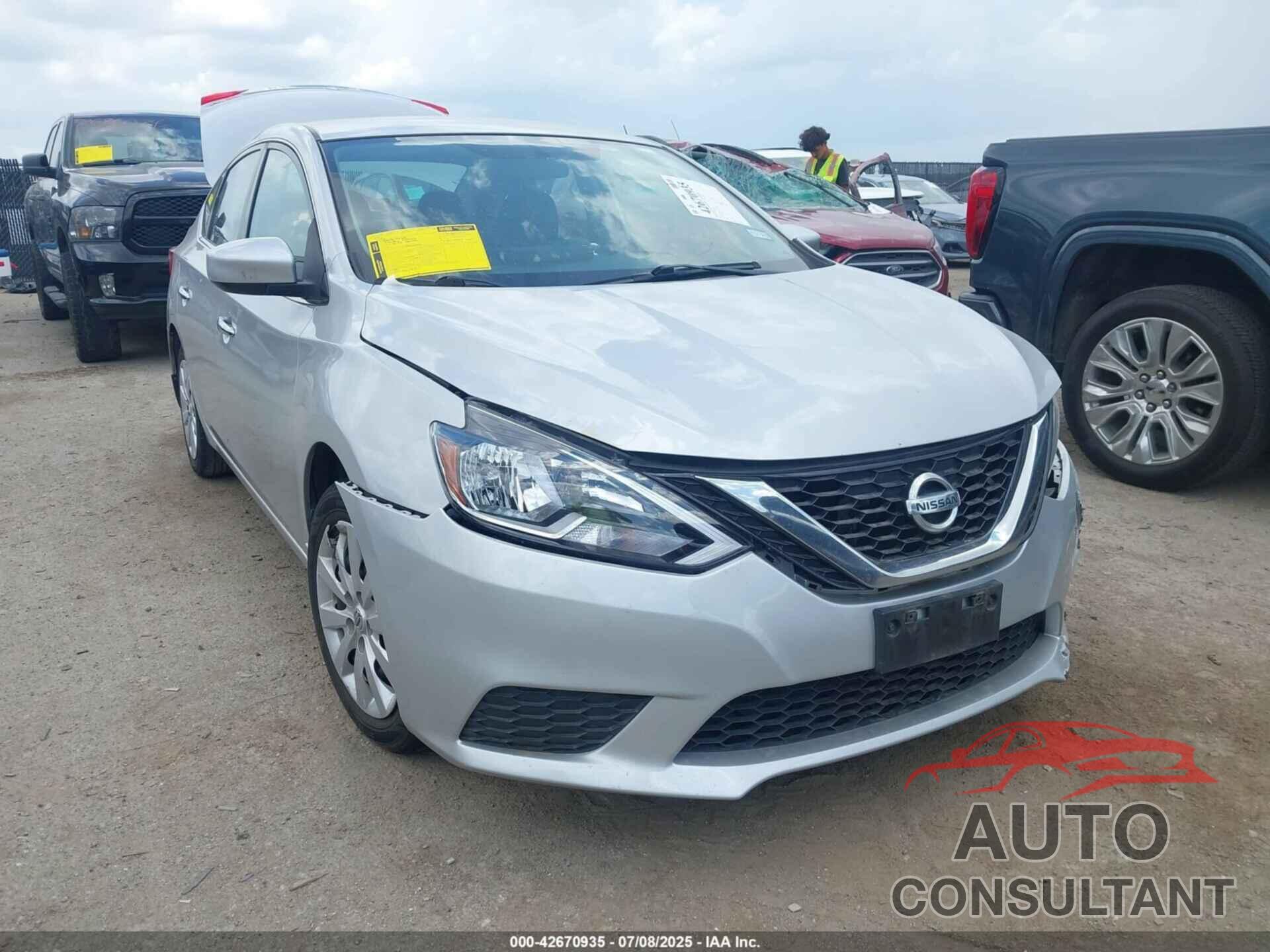 NISSAN SENTRA 2017 - 3N1AB7APXHY227350