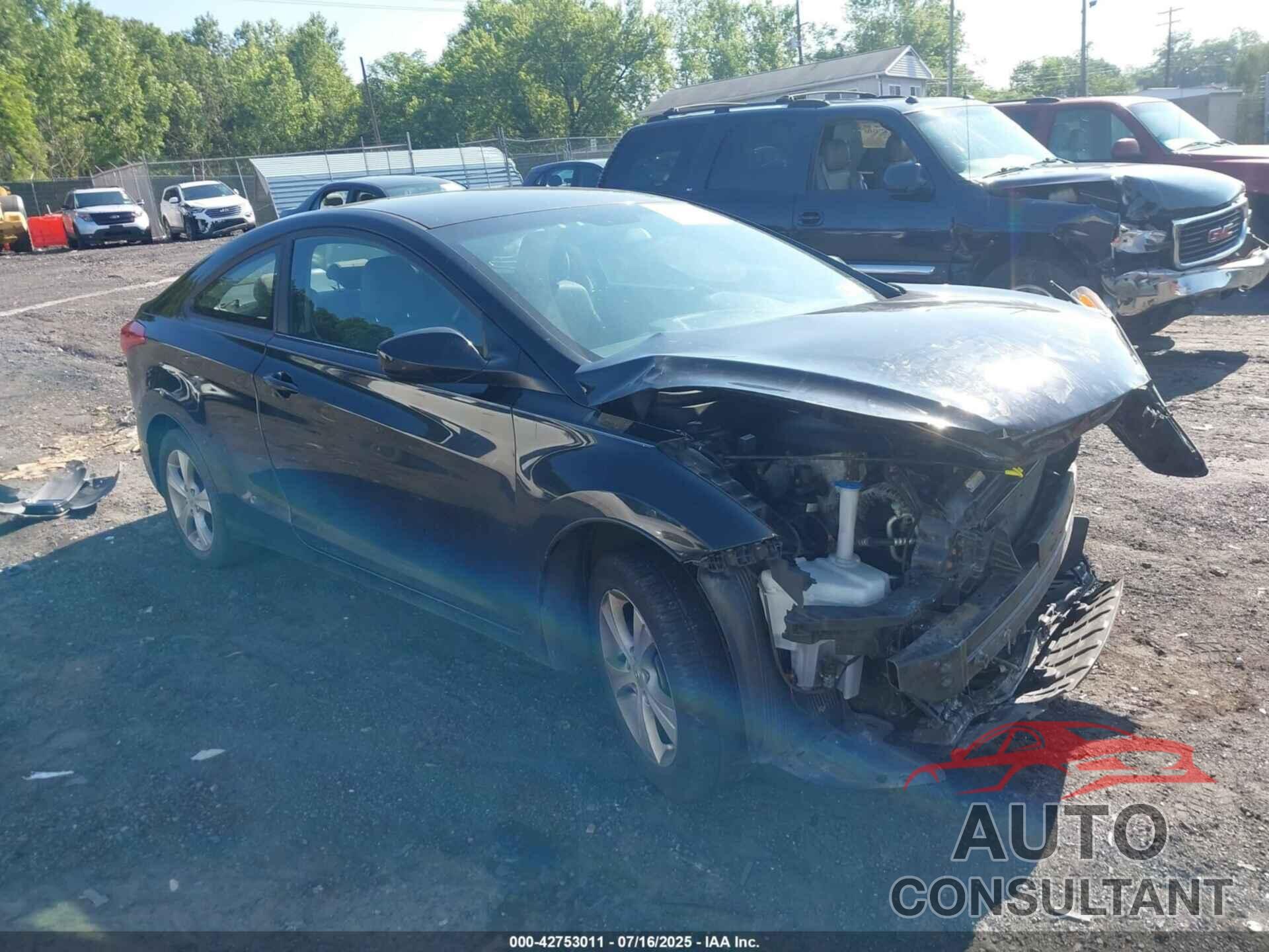 HYUNDAI ELANTRA COUPE 2013 - KMHDH6AE1DU020341