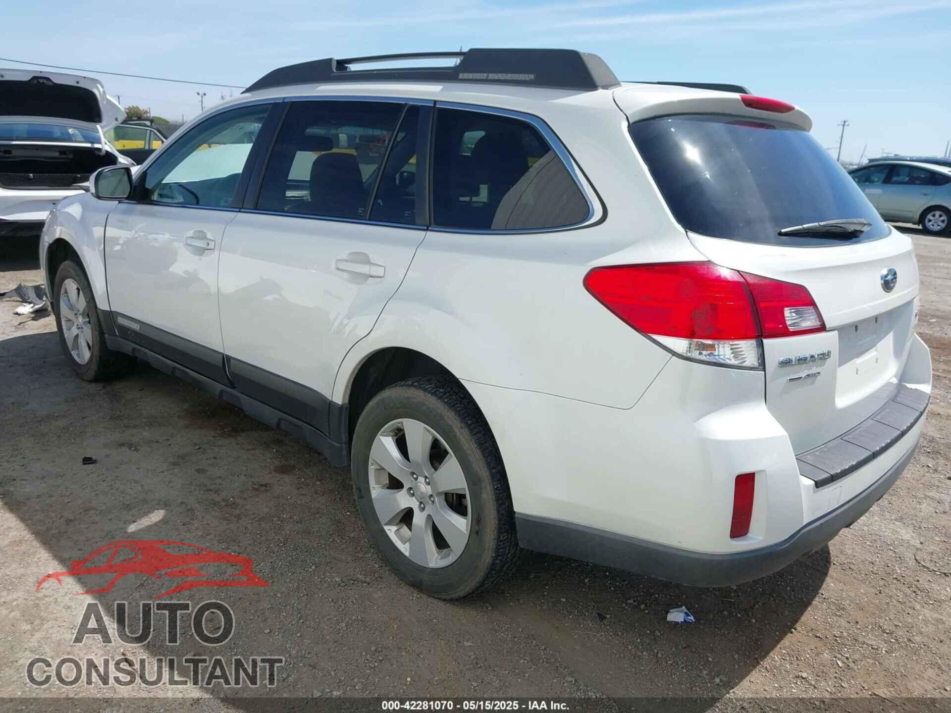 SUBARU OUTBACK 2012 - 4S4BRBCC9C3282475