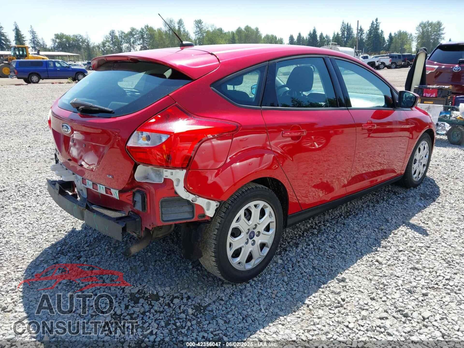 FORD FOCUS 2012 - 1FAHP3K2XCL356656