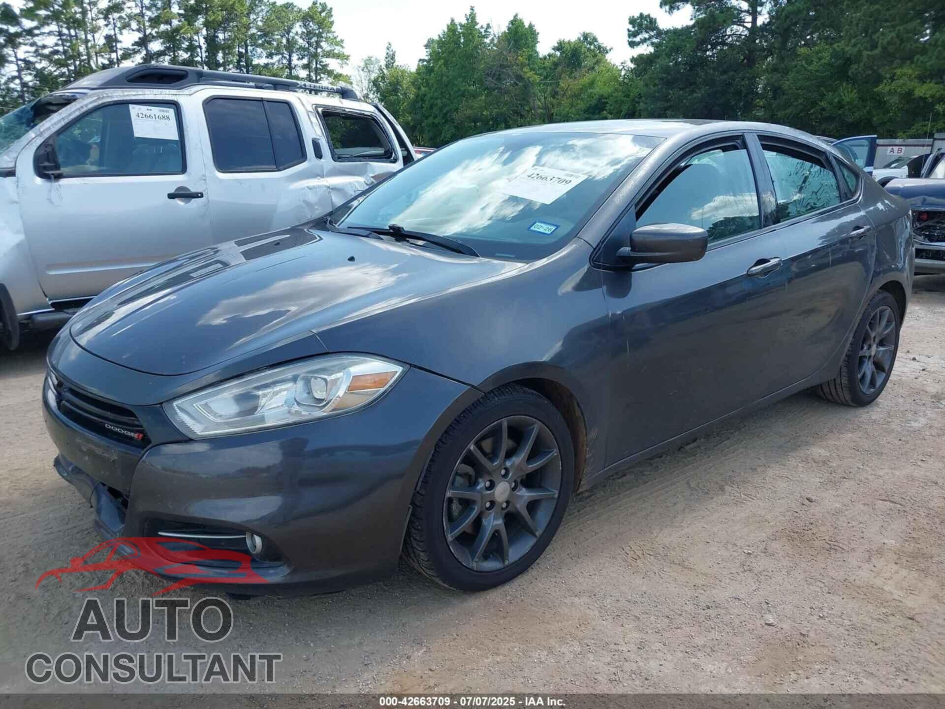 DODGE DART 2015 - 1C3CDFBB3FD286810