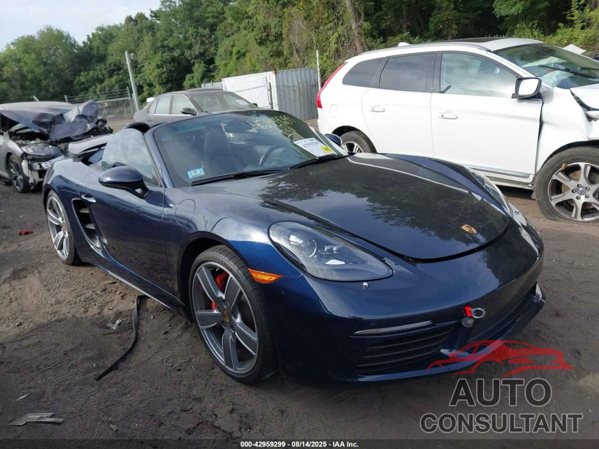 PORSCHE 718 BOXSTER 2017 - WP0CB2A82HS241596