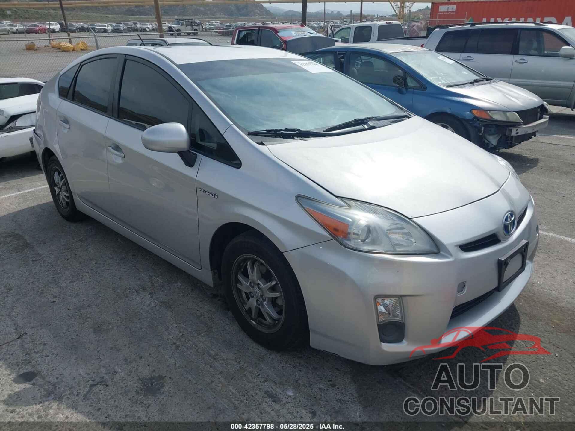 TOYOTA PRIUS 2011 - JTDKN3DUXB0322673
