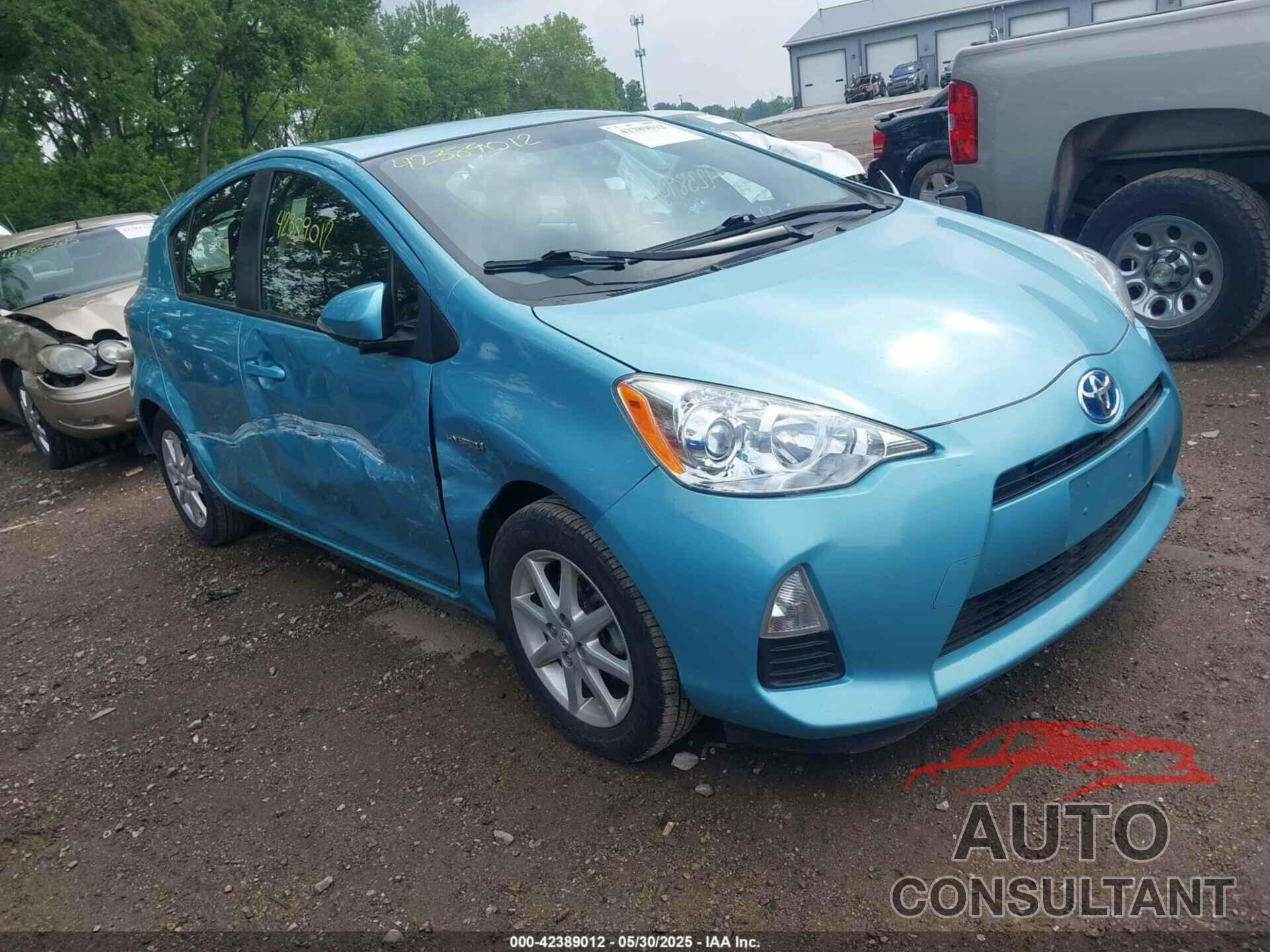 TOYOTA PRIUS C 2014 - JTDKDTB36E1062512