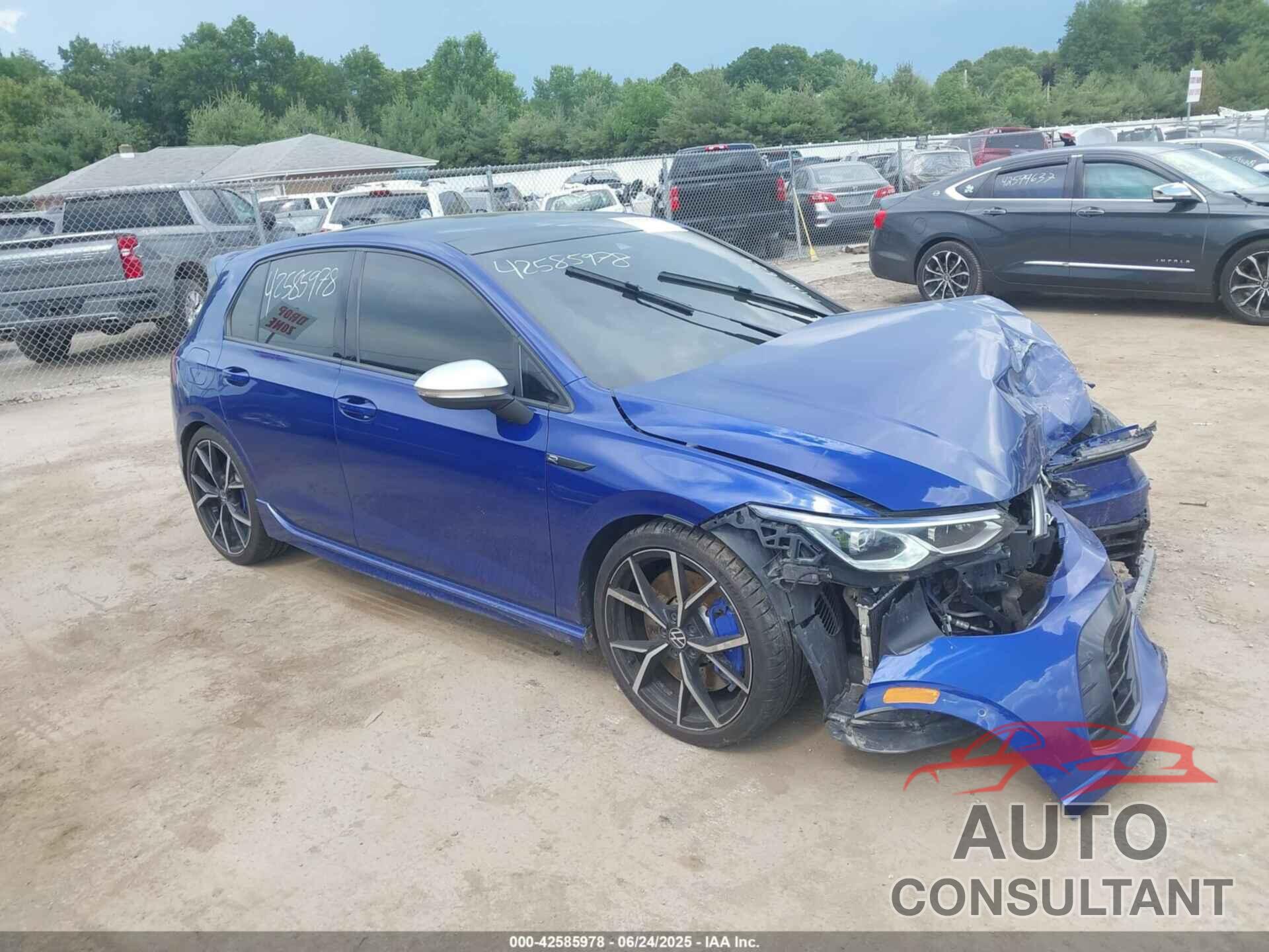 VOLKSWAGEN GOLF R 2022 - WVWEB7CDXNW130640
