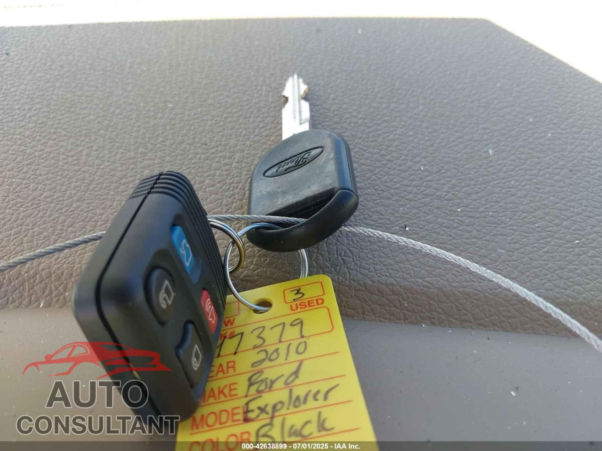 FORD EXPLORER 2010 - 1FMEU7EE5AUA19379