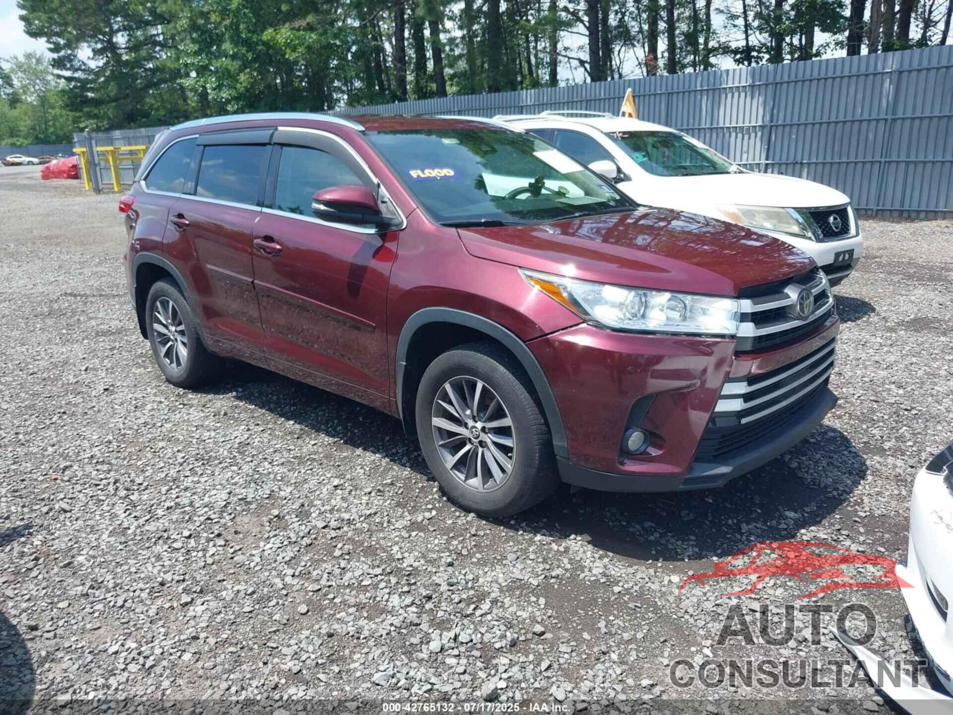 TOYOTA HIGHLANDER 2017 - 5TDJZRFHXHS402208