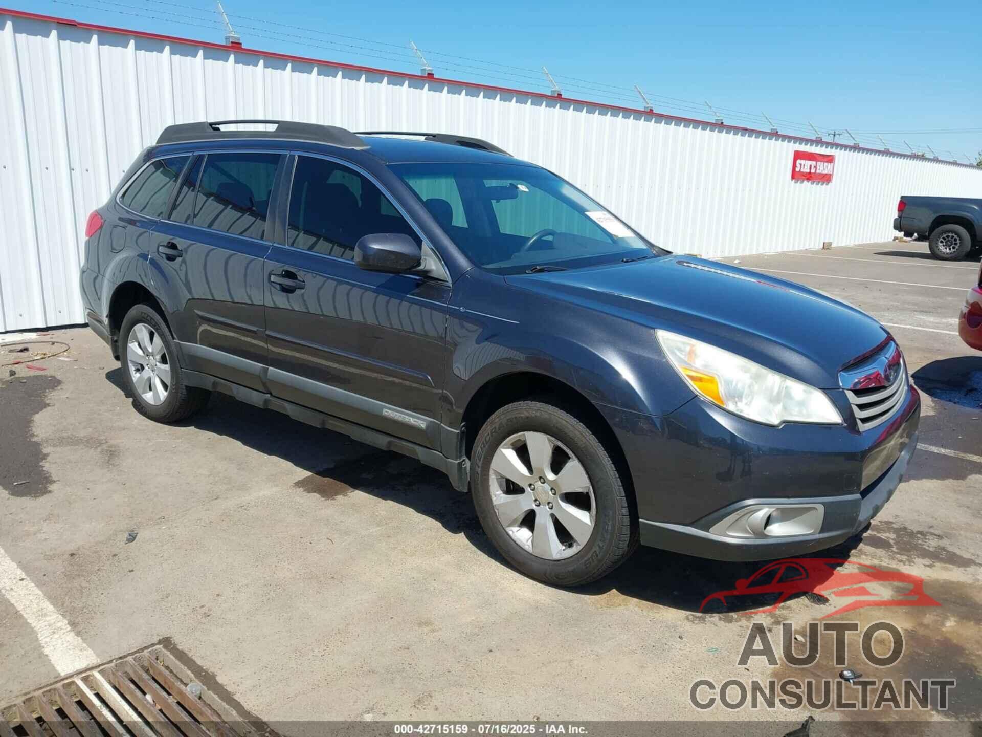 SUBARU OUTBACK 2012 - 4S4BRCAC2C3290698