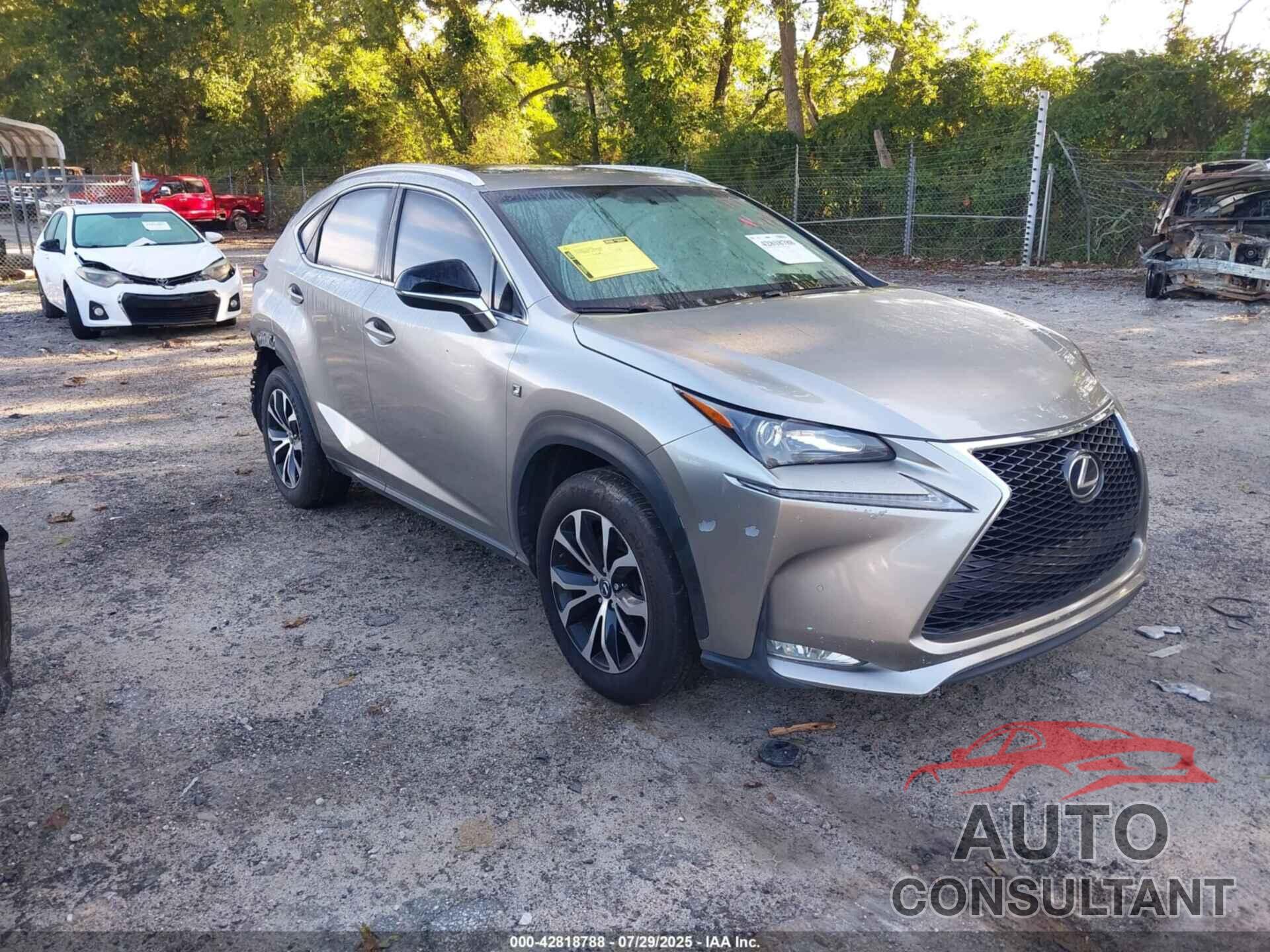 LEXUS NX 200T 2017 - JTJBARBZ1H2121767