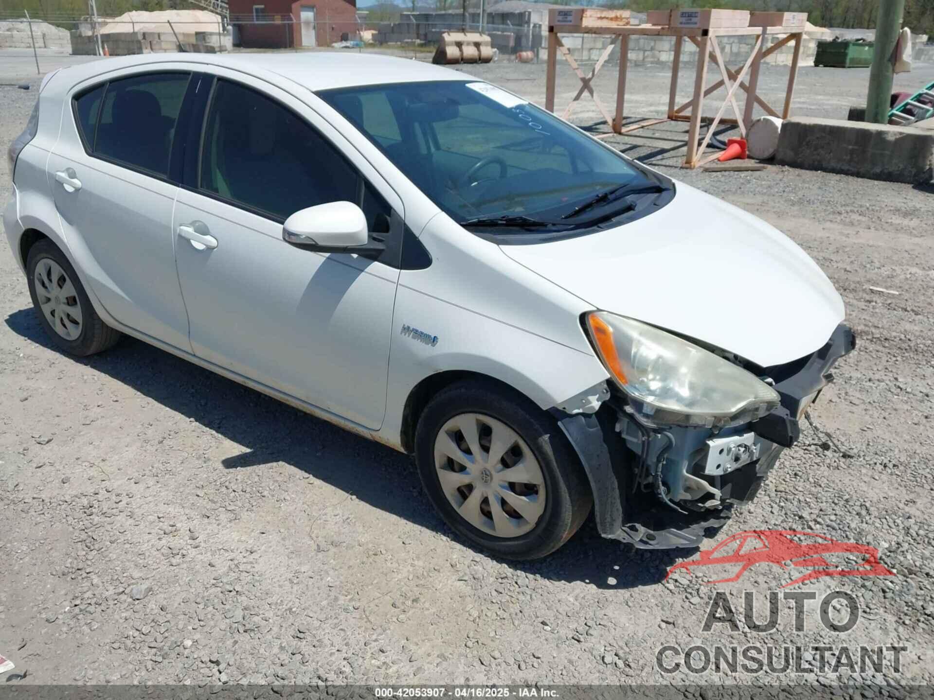 TOYOTA PRIUS C 2012 - JTDKDTB35C1003027