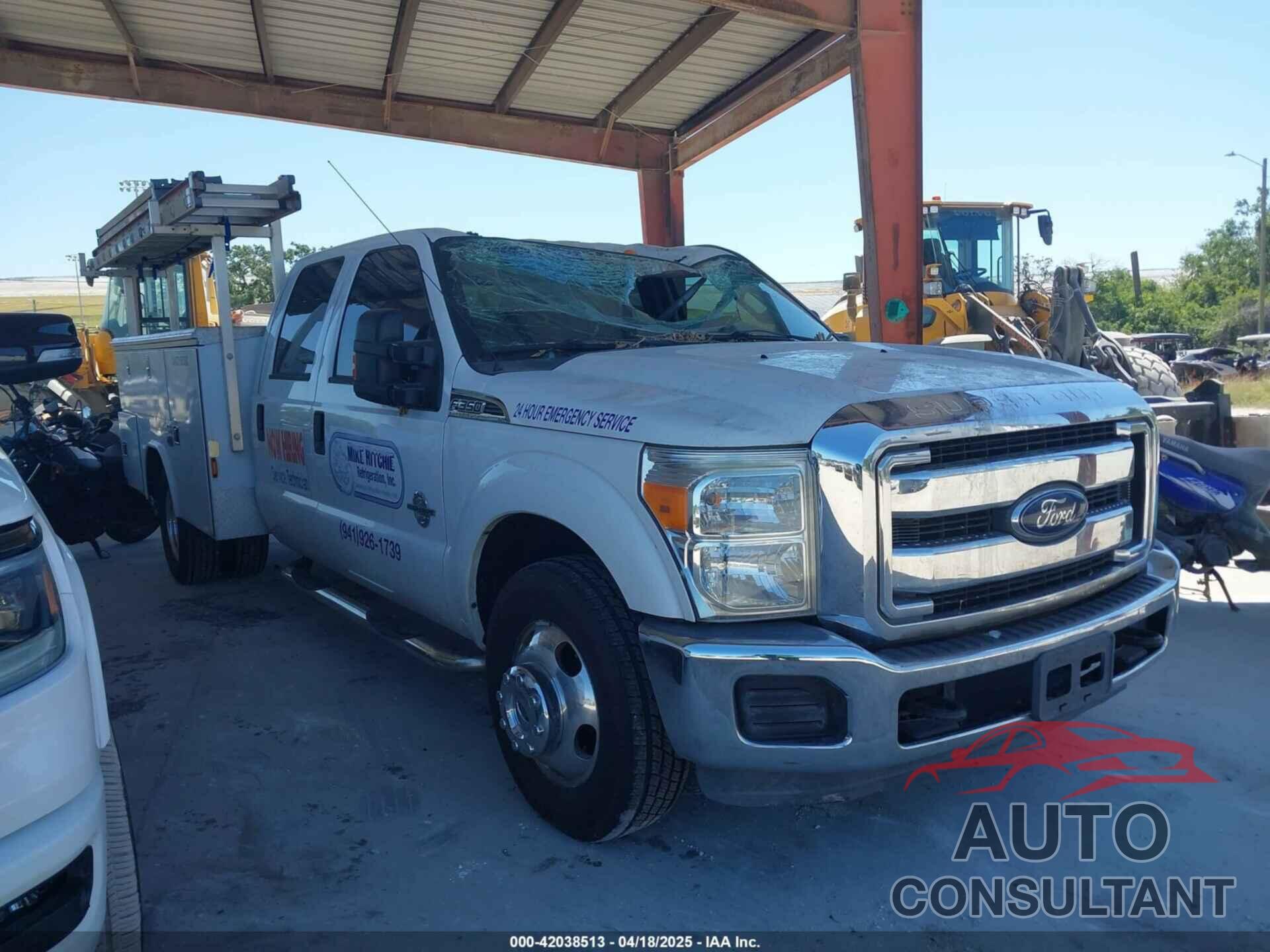FORD F-350 CHASSIS 2013 - 1FD8W3GT0DEB84542