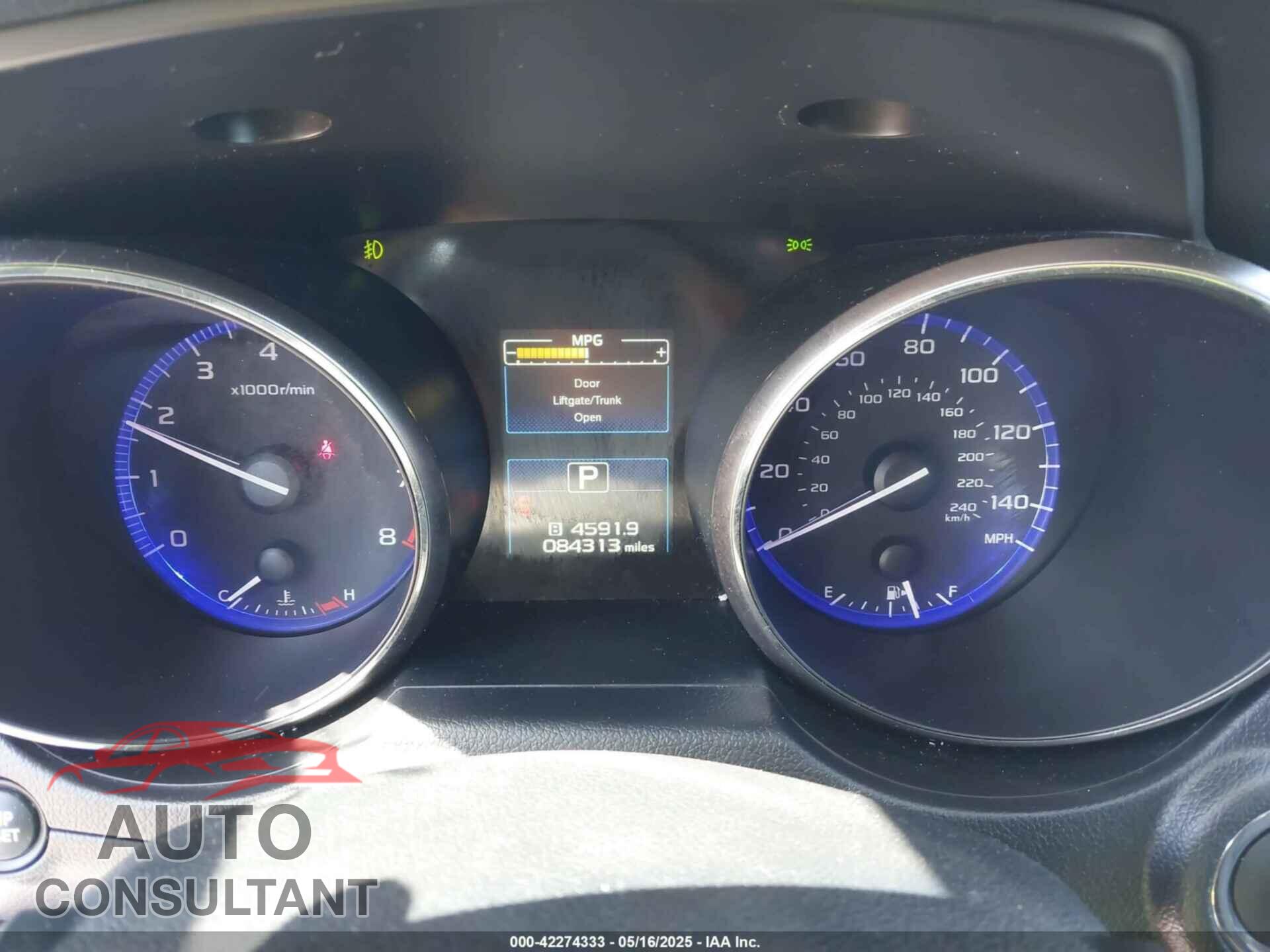 SUBARU OUTBACK 2015 - 4S4BSBLC8F3350936