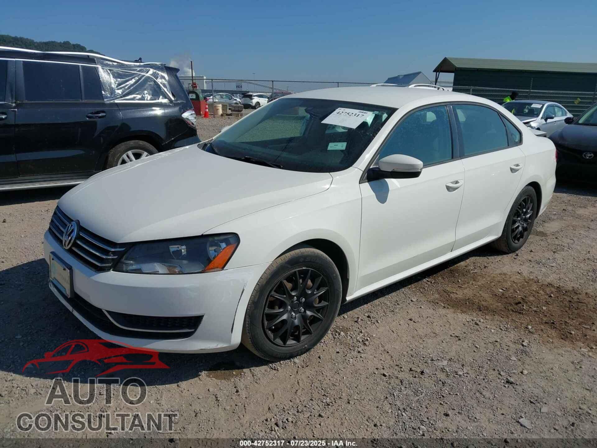 VOLKSWAGEN PASSAT 2014 - 1VWAP7A3XEC022608