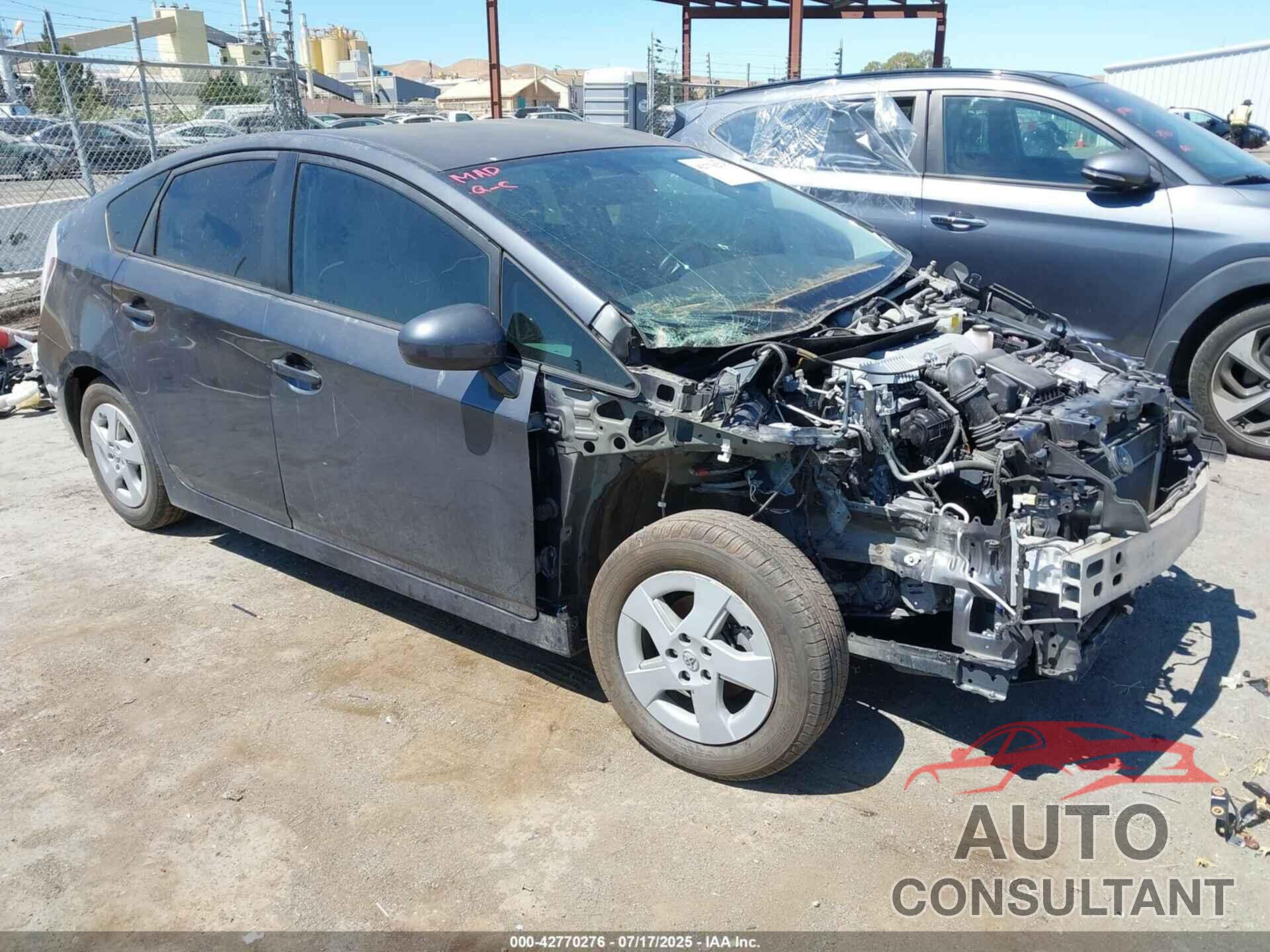 TOYOTA PRIUS 2011 - JTDKN3DU8B1421342
