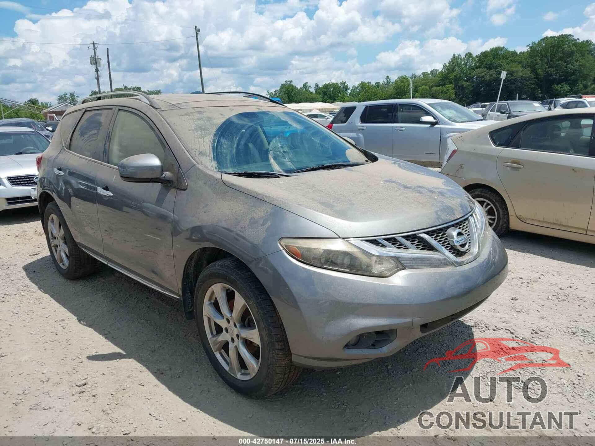 NISSAN MURANO 2013 - JN8AZ1MW8DW323296