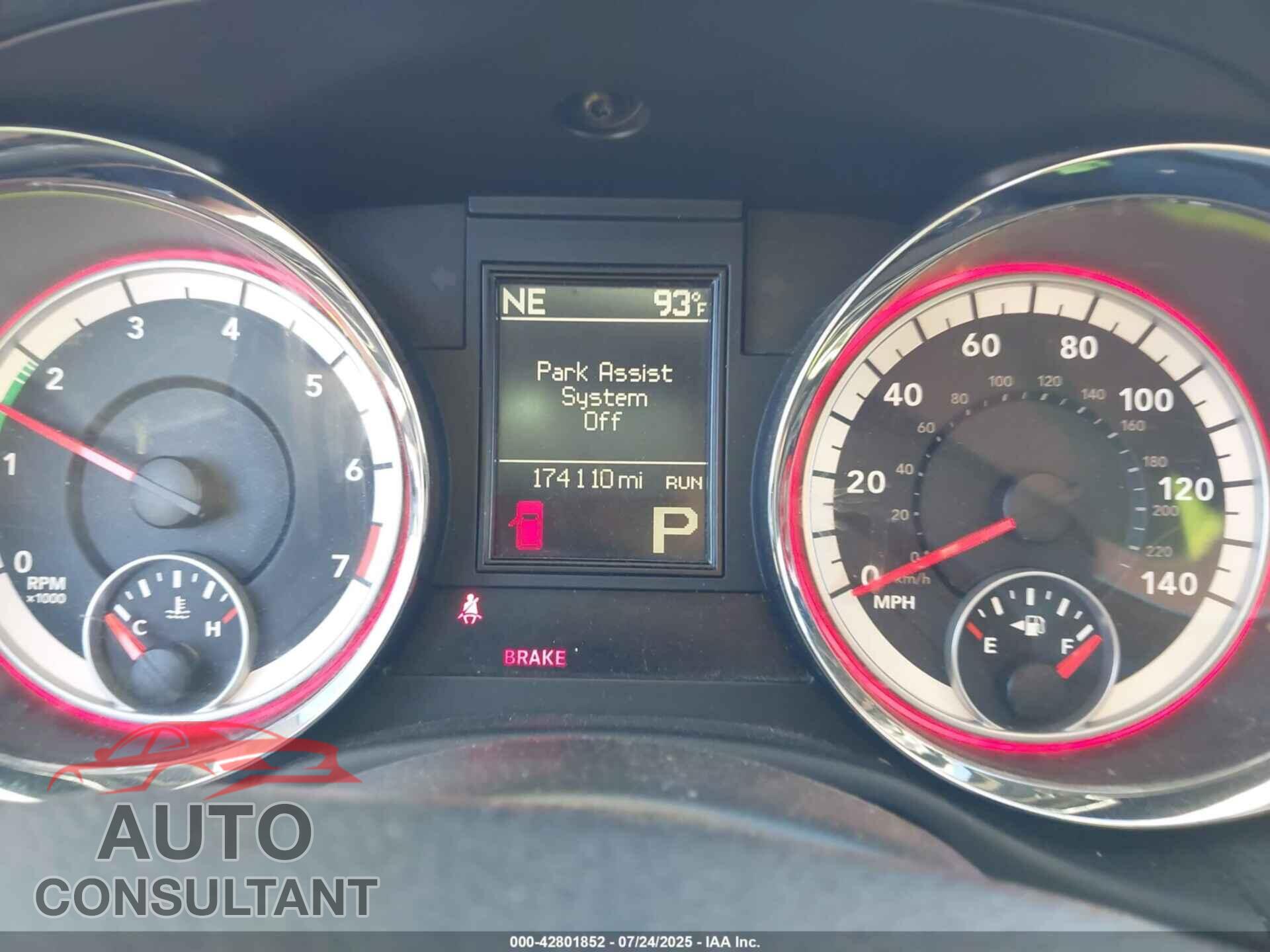 DODGE DURANGO 2013 - 1C4RDHAG5DC688958