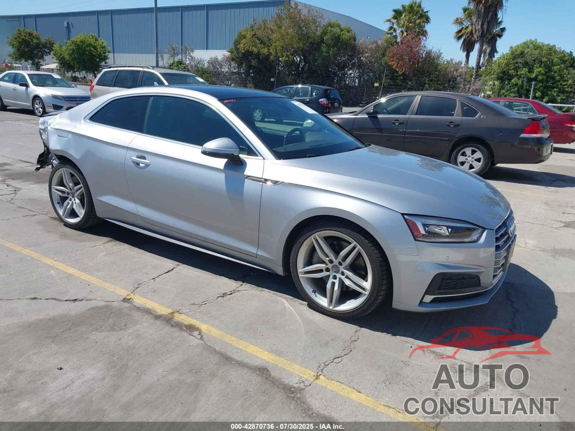 AUDI A5 2018 - WAUTNAF56JA012556