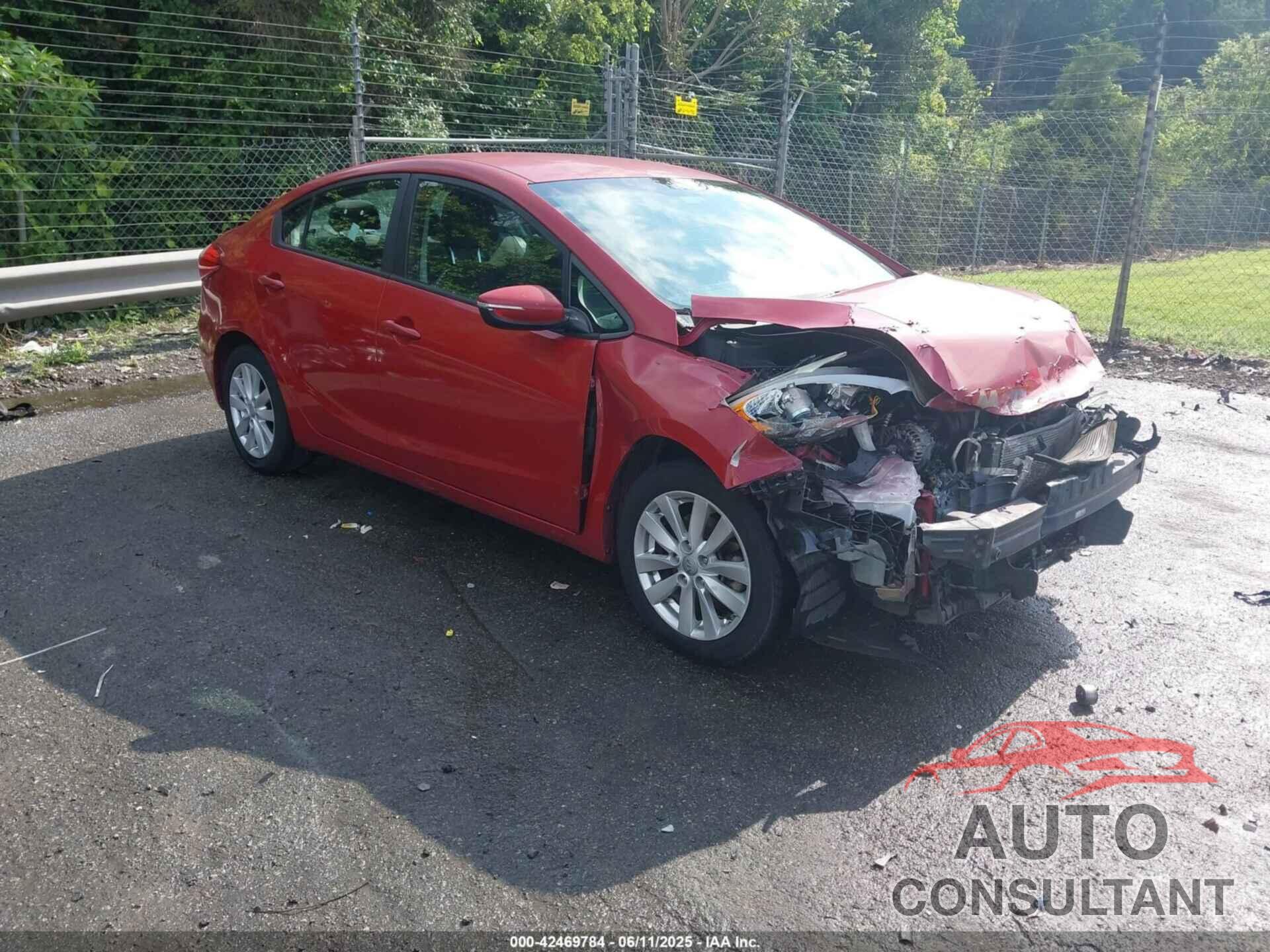 KIA FORTE 2015 - KNAFX4A66F5355649