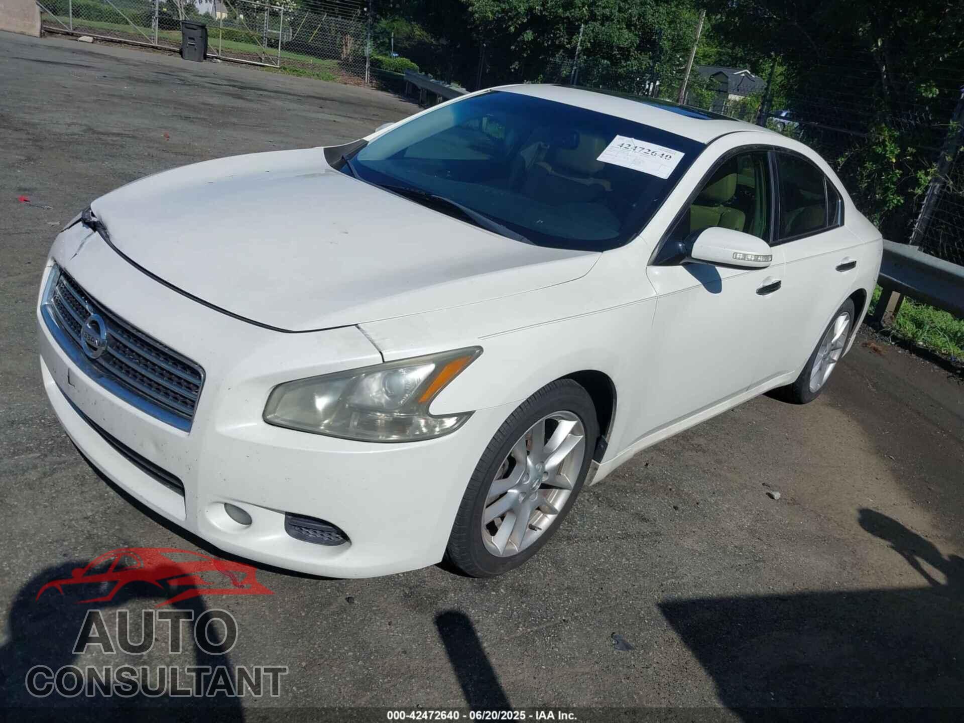NISSAN MAXIMA 2011 - 1N4AA5AP9BC855720
