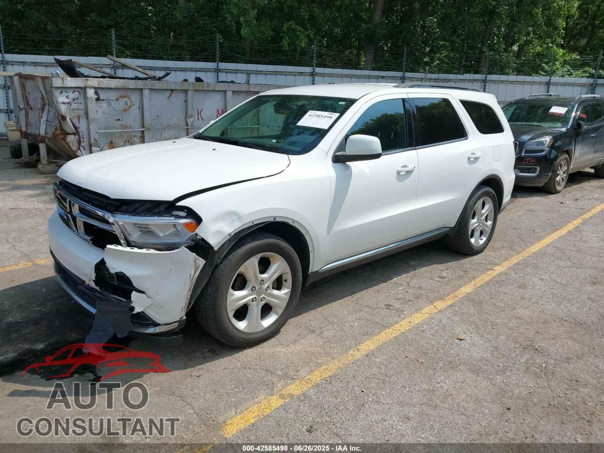 DODGE DURANGO 2015 - 1C4RDJAG8FC120424