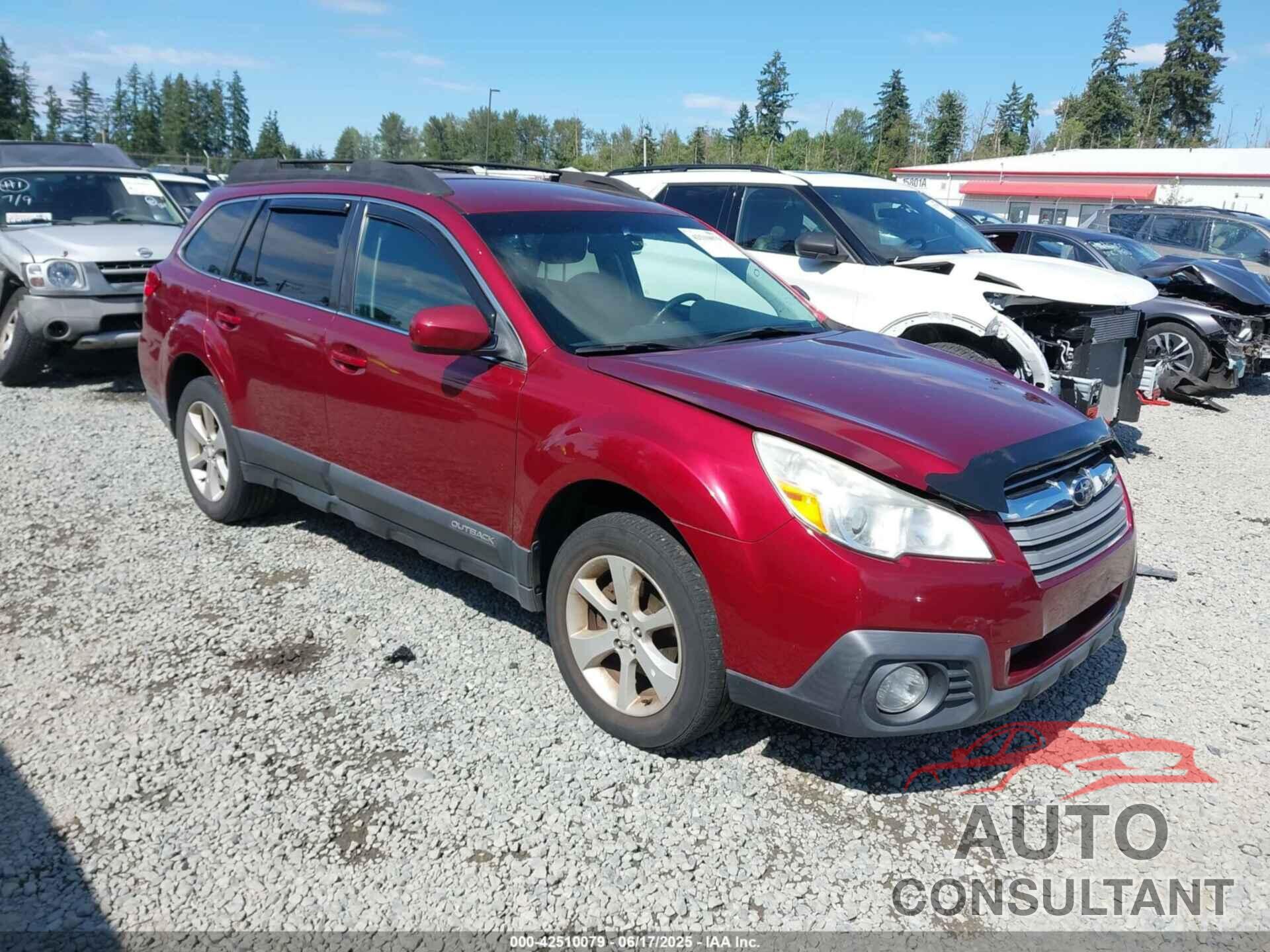 SUBARU OUTBACK 2013 - 4S4BRBCC2D3324082