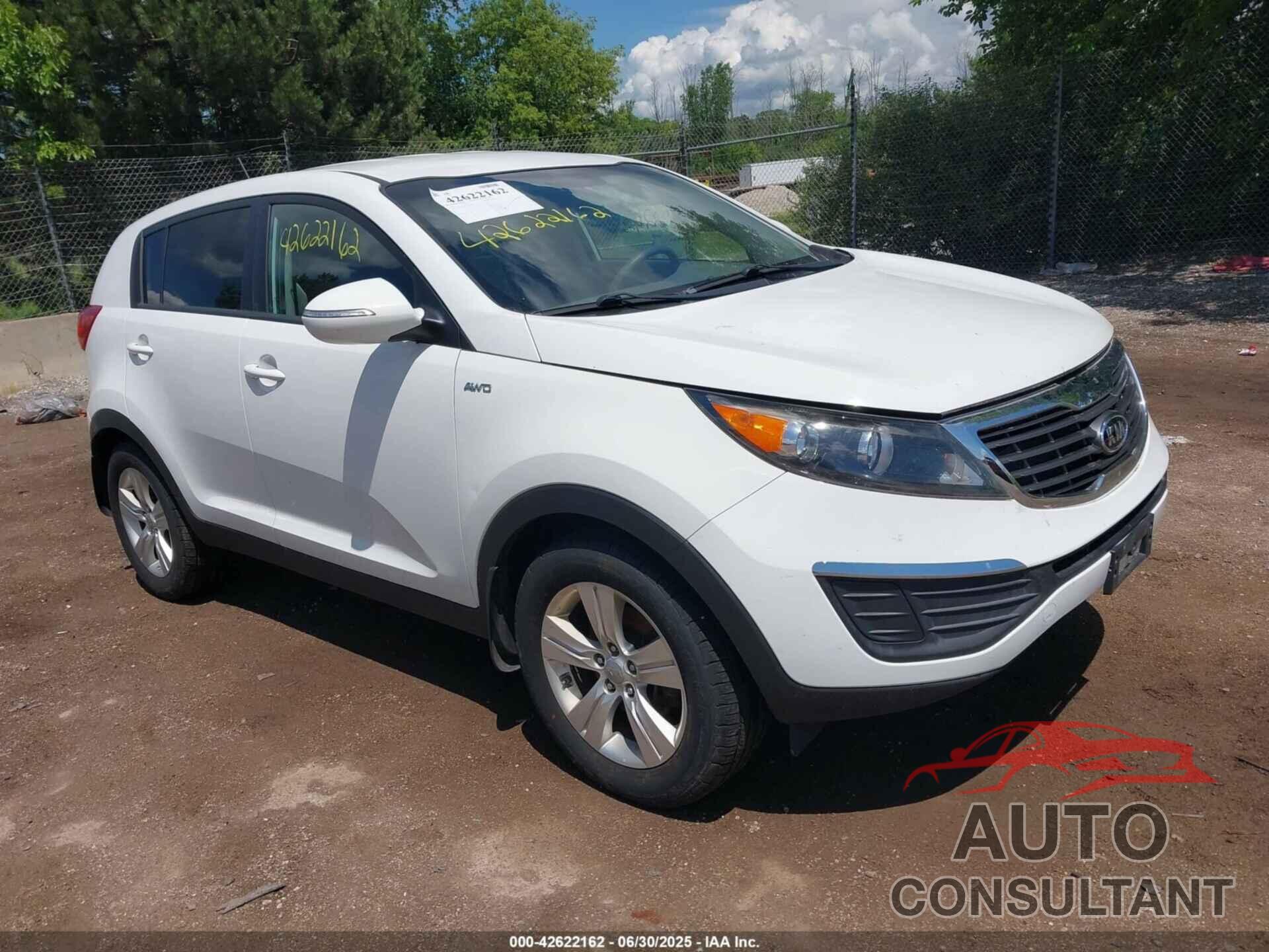 KIA SPORTAGE 2012 - KNDPBCA23C7279997
