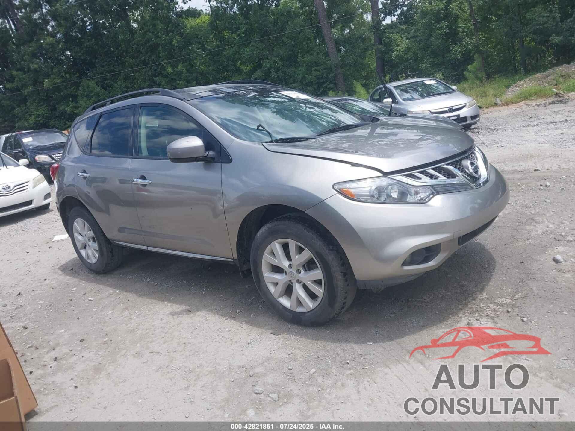 NISSAN MURANO 2012 - JN8AZ1MU3CW101990