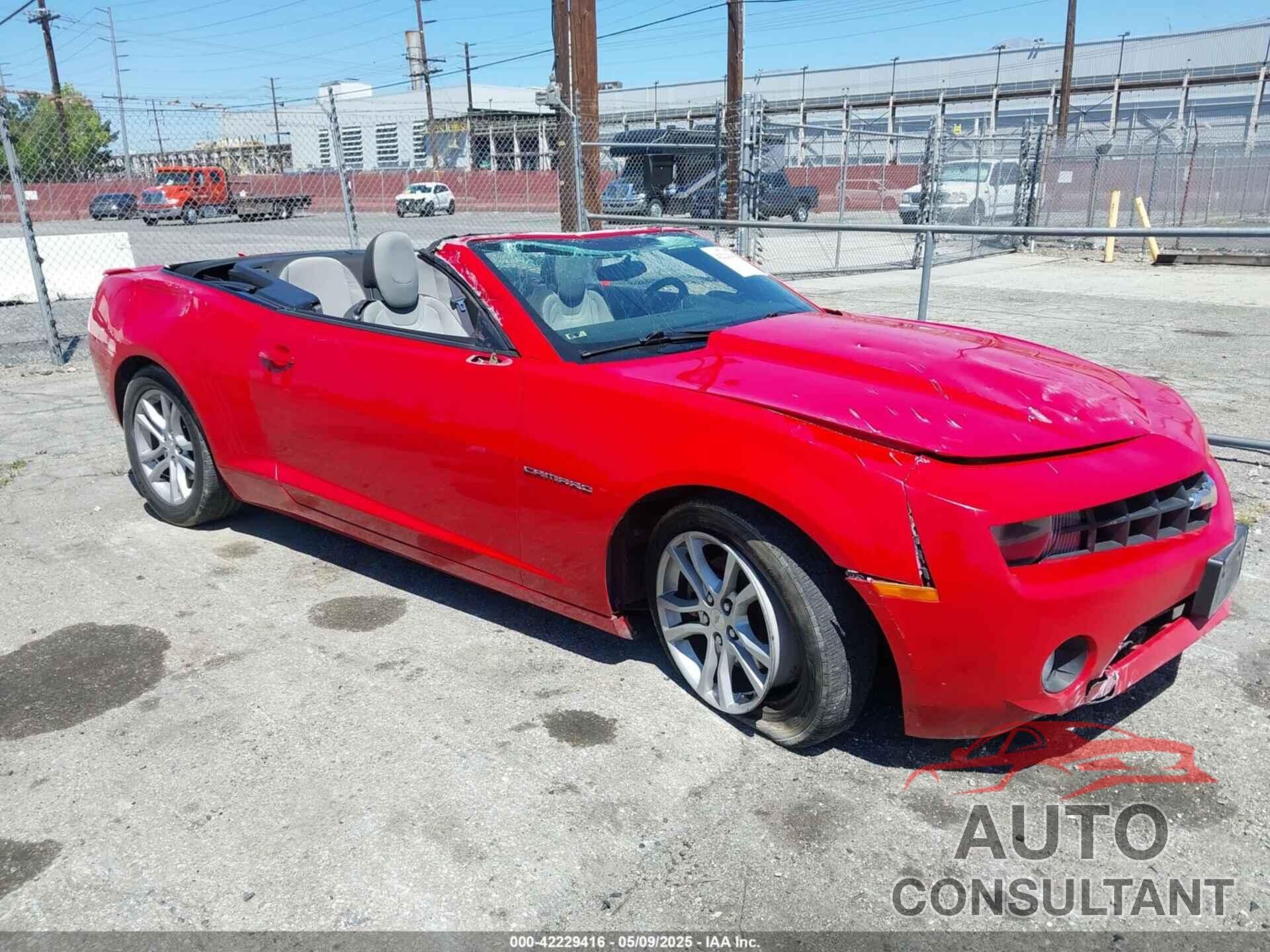 CHEVROLET CAMARO 2013 - 2G1FB3D34D9104778