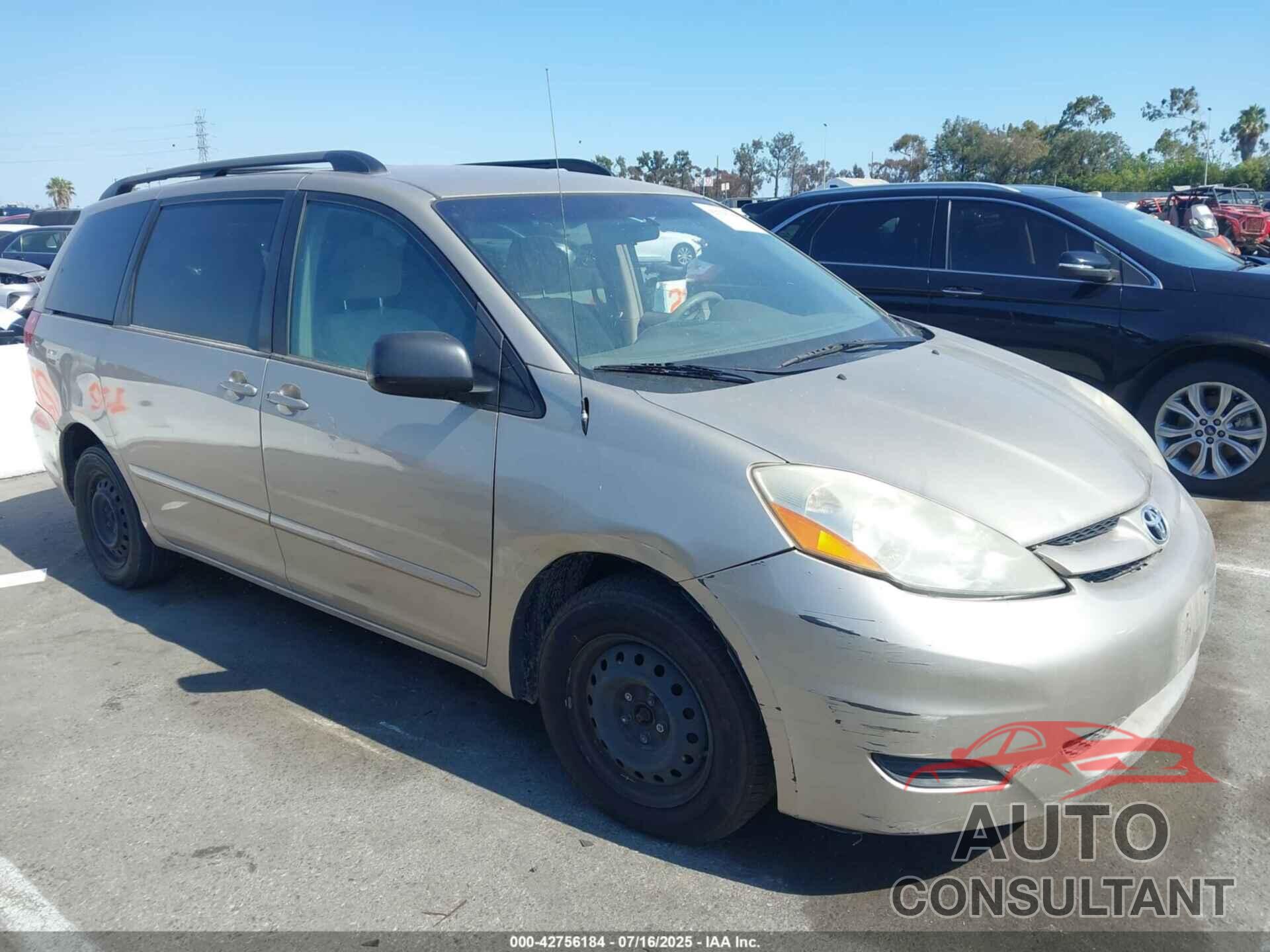 TOYOTA SIENNA 2009 - 5TDZK23C99S272883