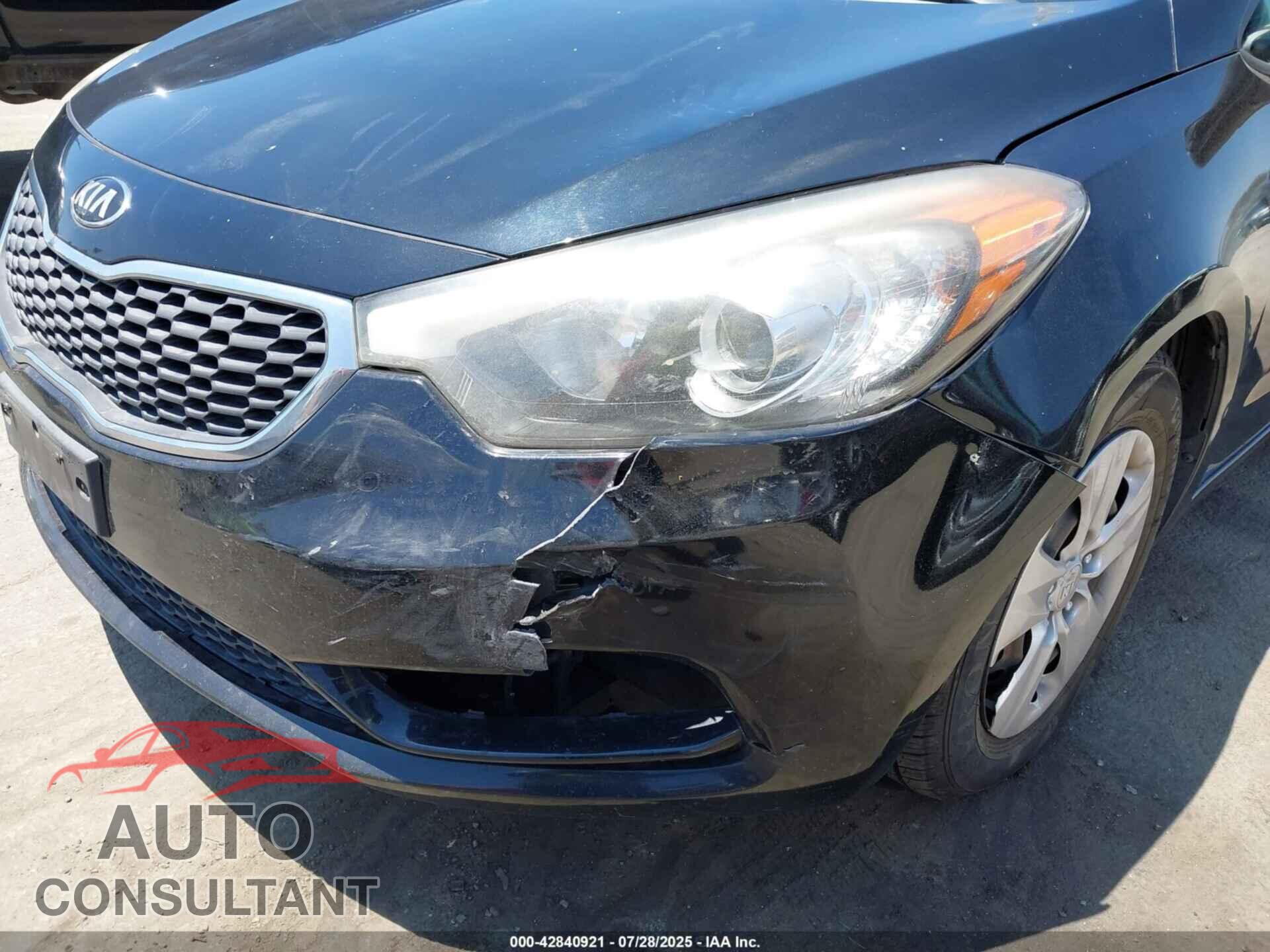 KIA FORTE 2016 - KNAFK5A85G5640463