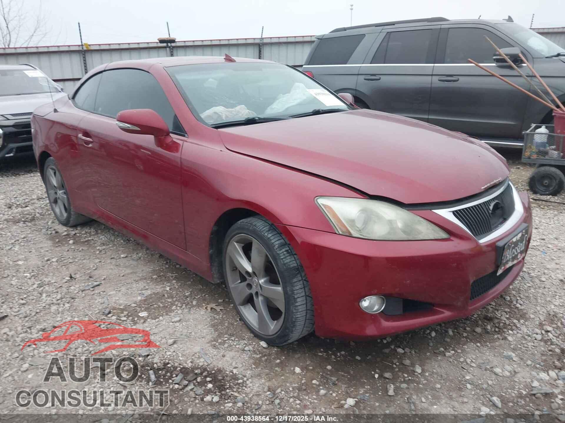 LEXUS IS 250C 2010 - JTHFF2C29A2507596