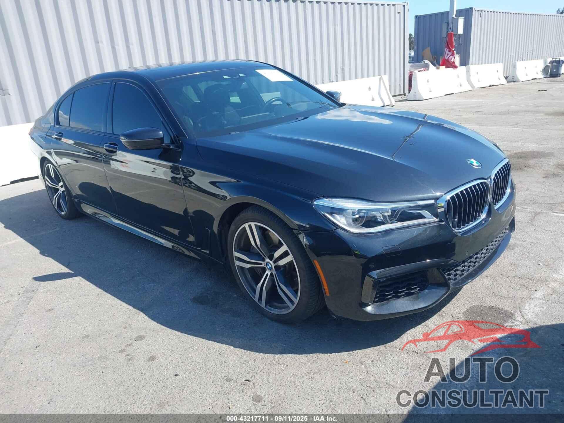 BMW 750I 2016 - WBA7F0C56GGL99287