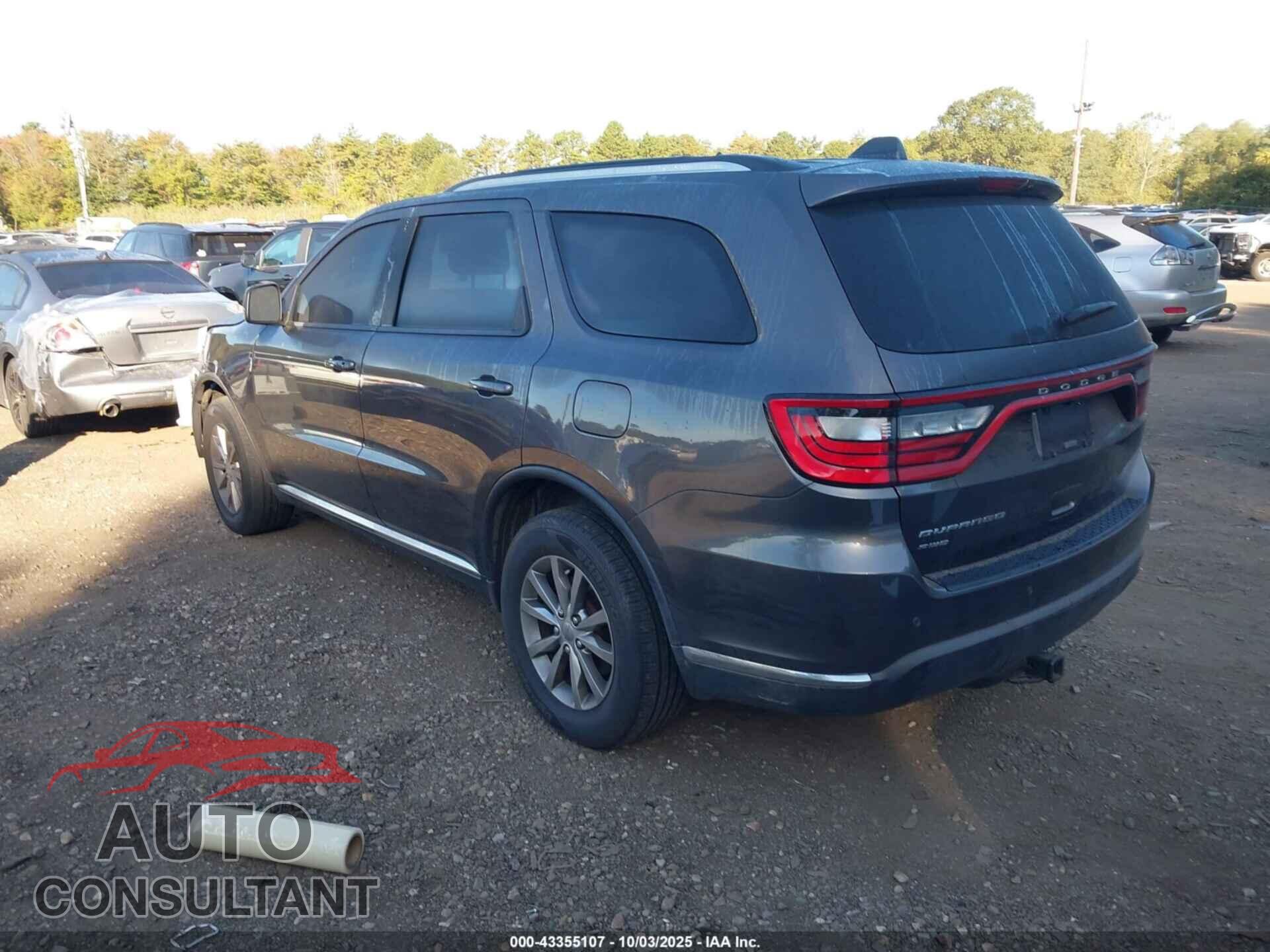 DODGE DURANGO 2017 - 1C4RDJAG4HC833873