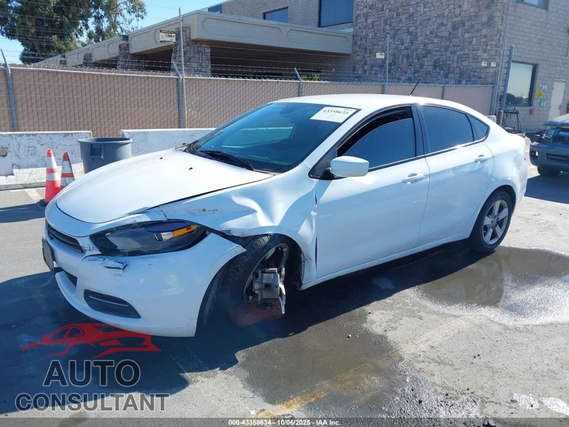 DODGE DART 2015 - 1C3CDFBB7FD404714
