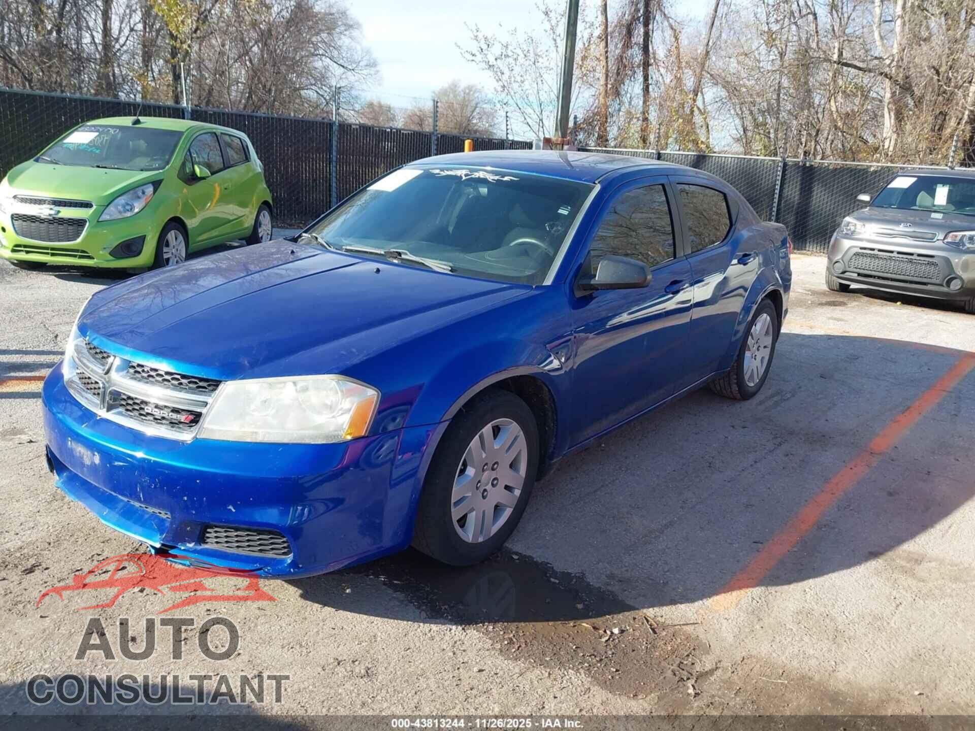 DODGE AVENGER 2013 - 1C3CDZAB4DN581263