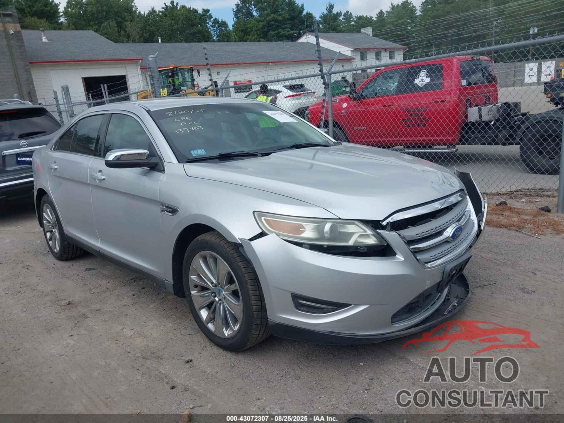 FORD TAURUS 2011 - 1FAHP2FW4BG162770