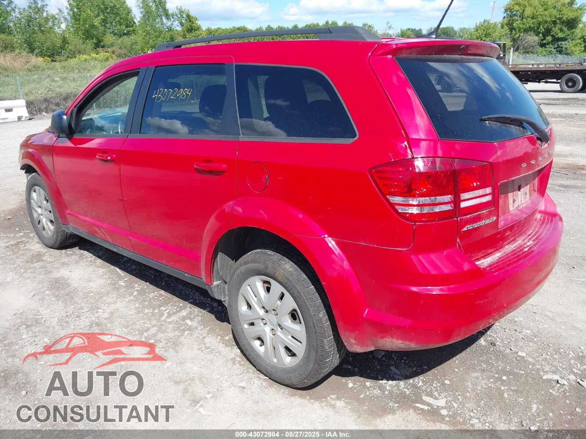 DODGE JOURNEY 2017 - 3C4PDCAB5HT529656