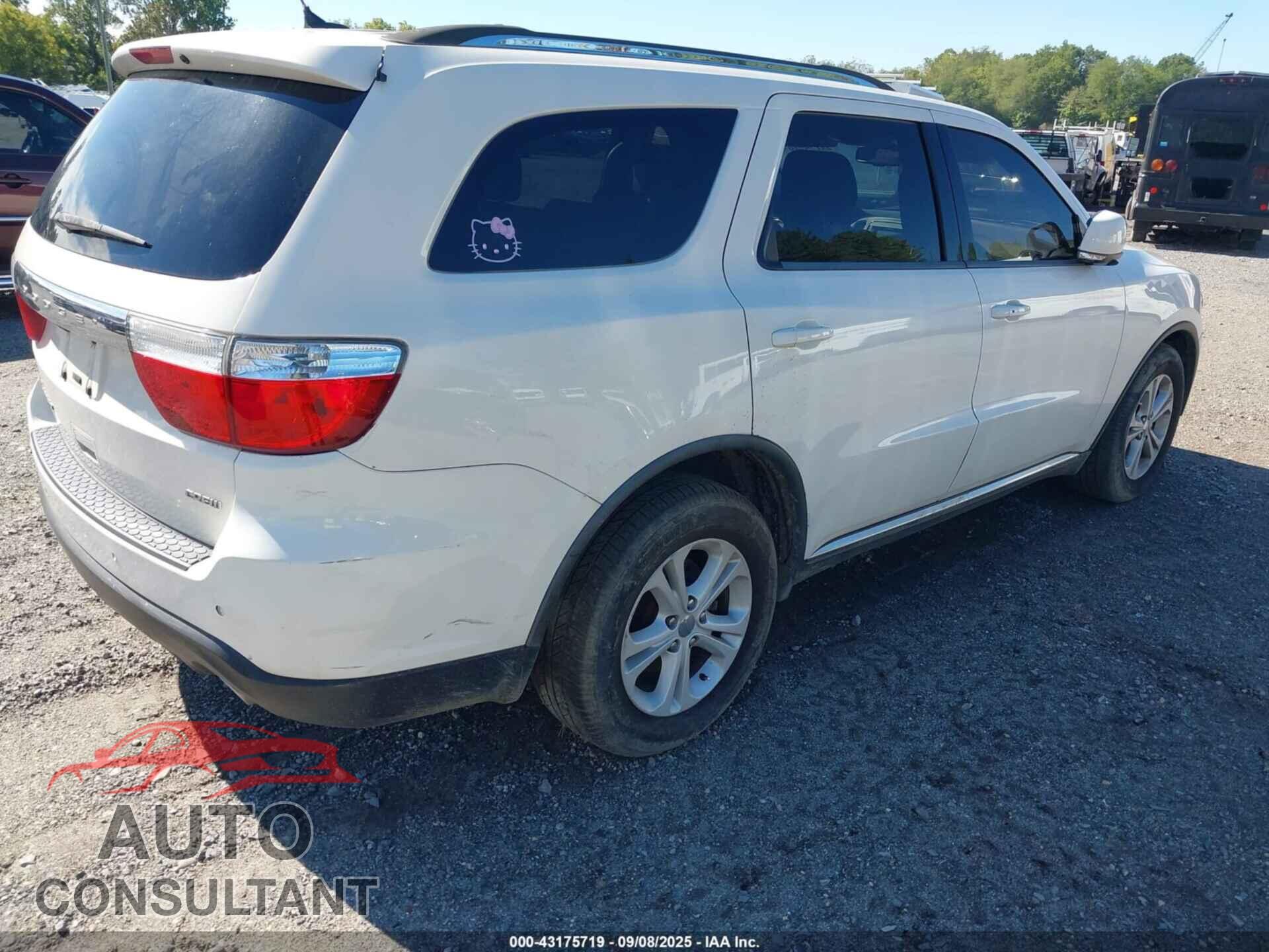 DODGE DURANGO 2011 - 1D4SE4GTXBC638777