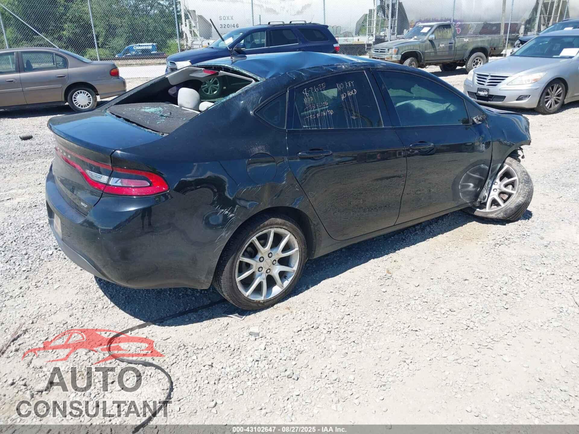 DODGE DART 2013 - 1C3CDFBA2DD195175