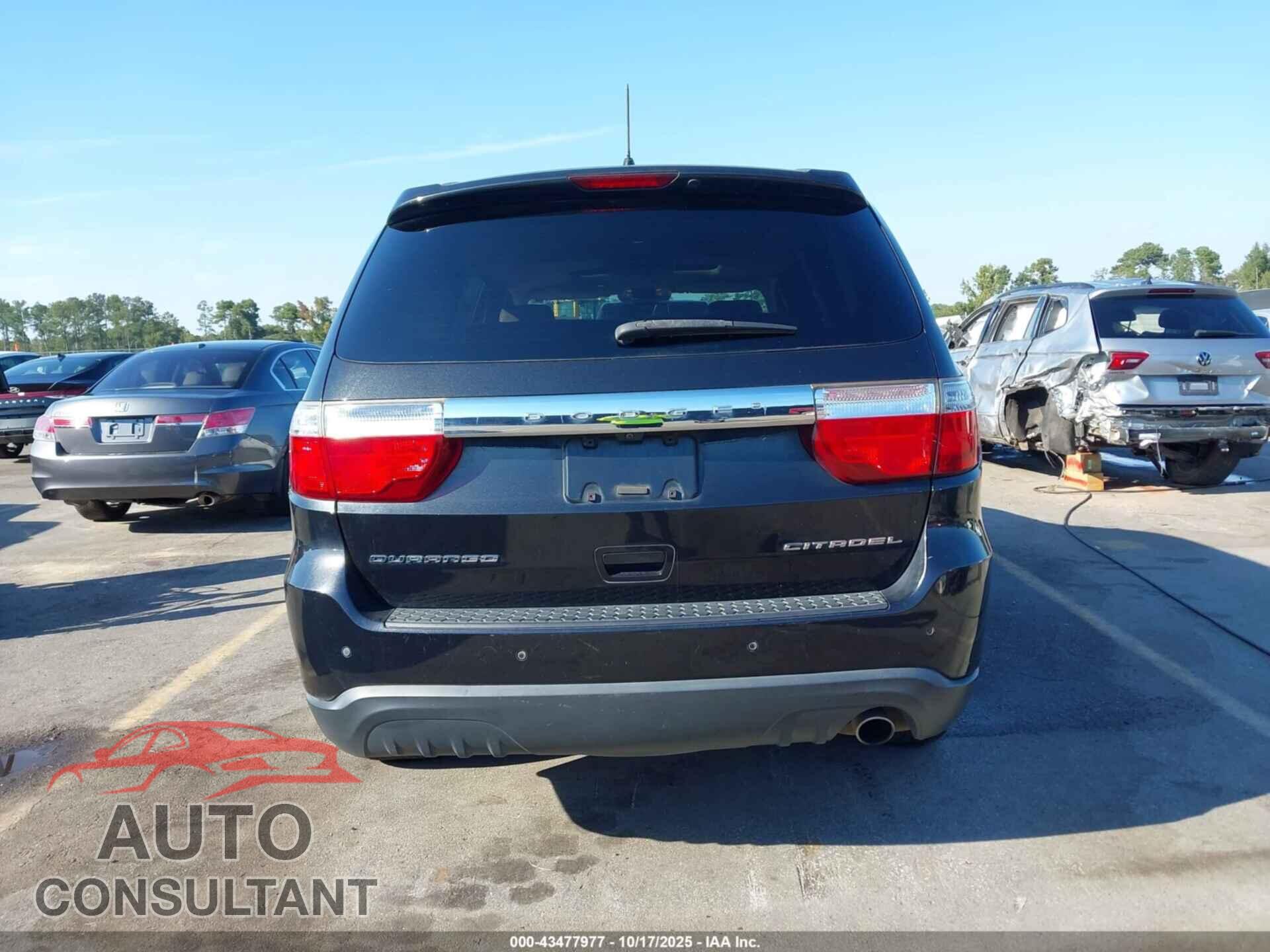 DODGE DURANGO 2012 - 1C4RDHEG2CC301226