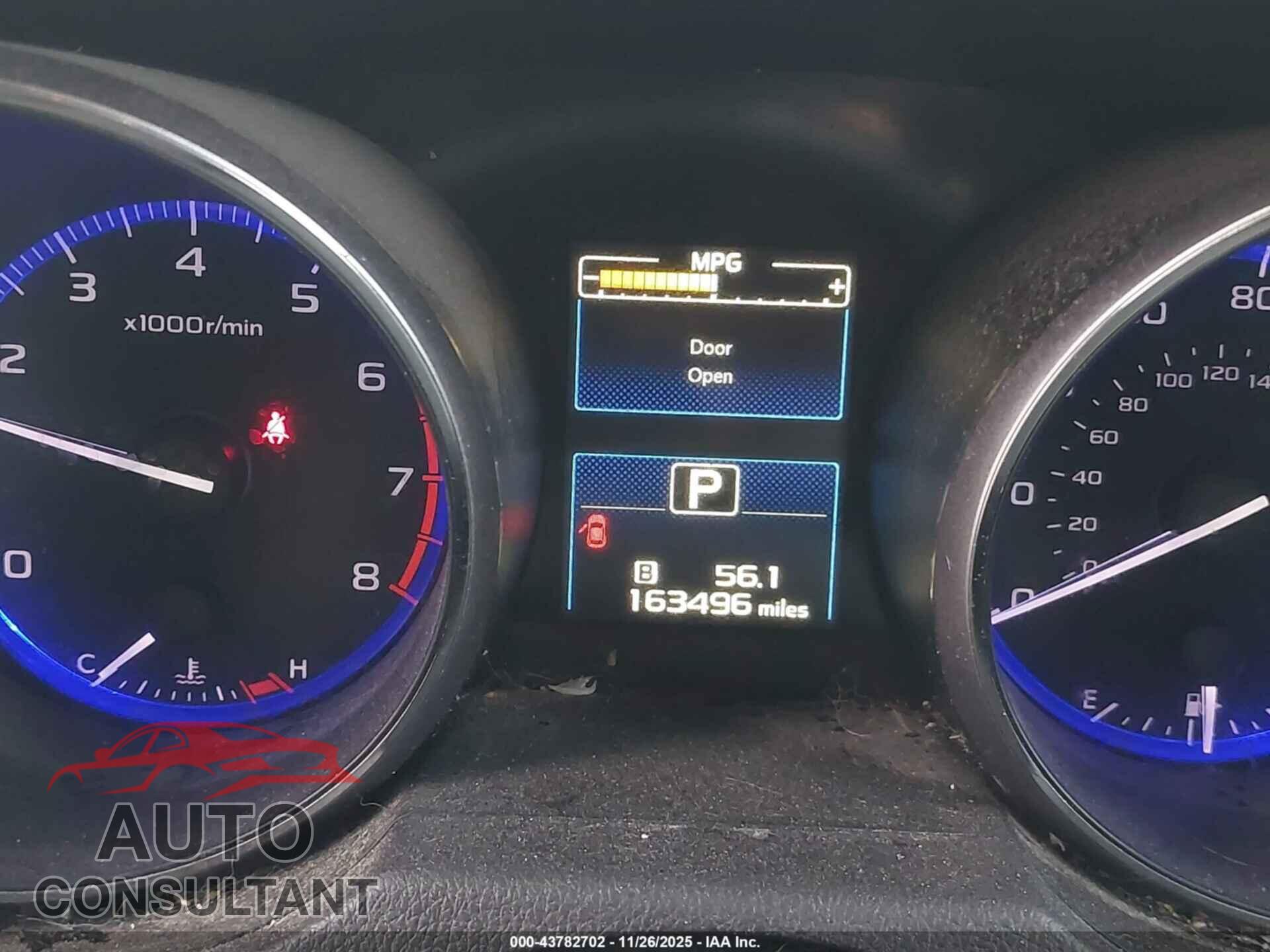 SUBARU OUTBACK 2017 - 4S4BSADCXH3318369